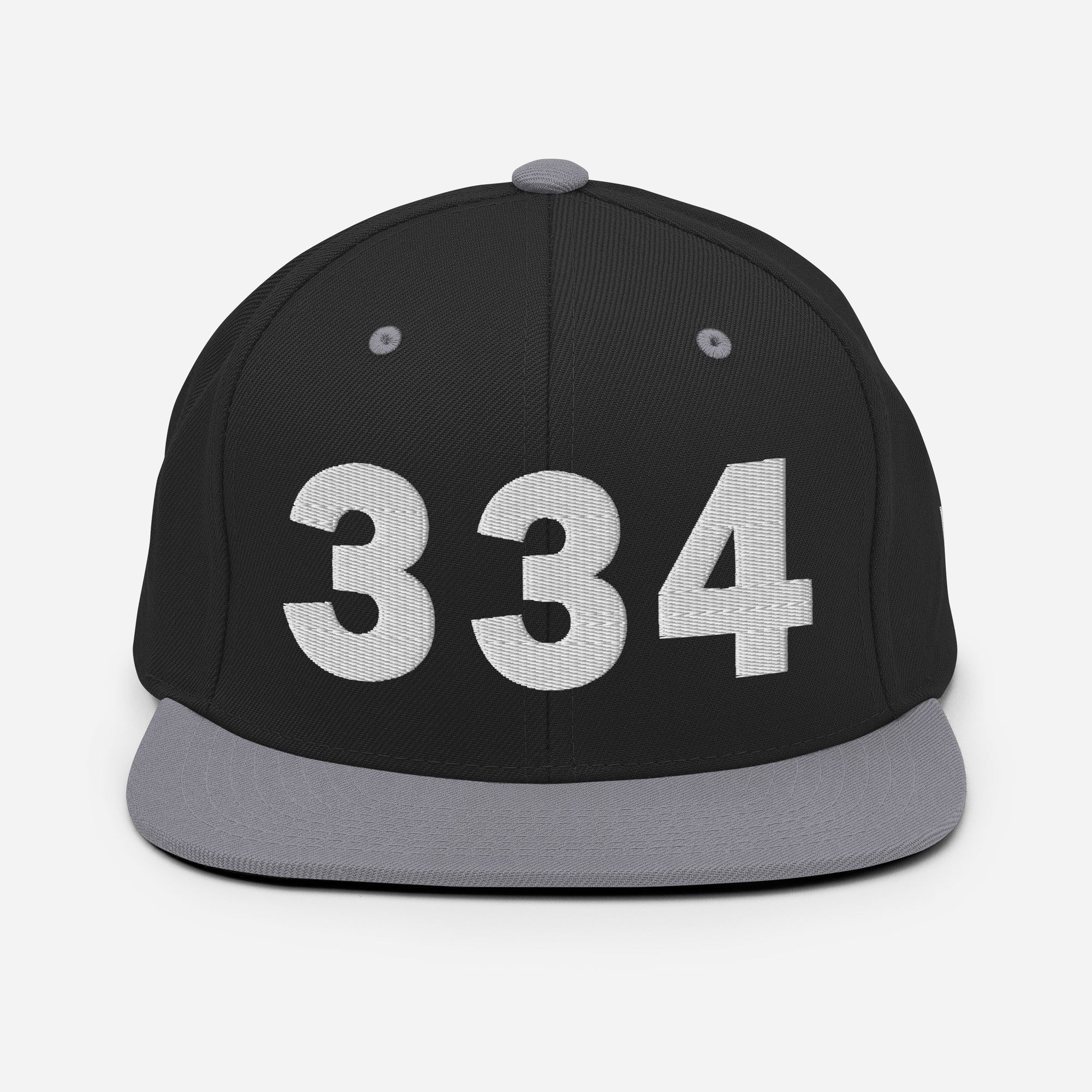 334 Area Code Snapback Hat