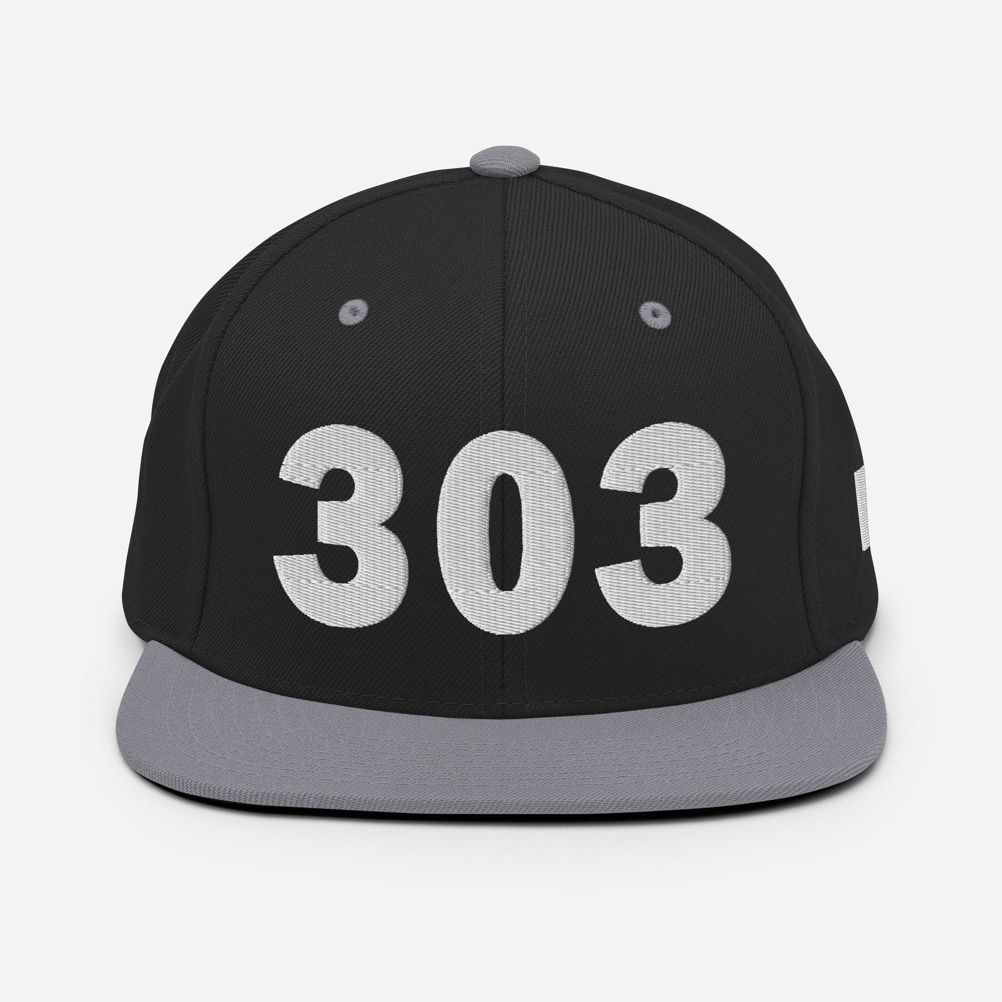303 Area Code Snapback Hat