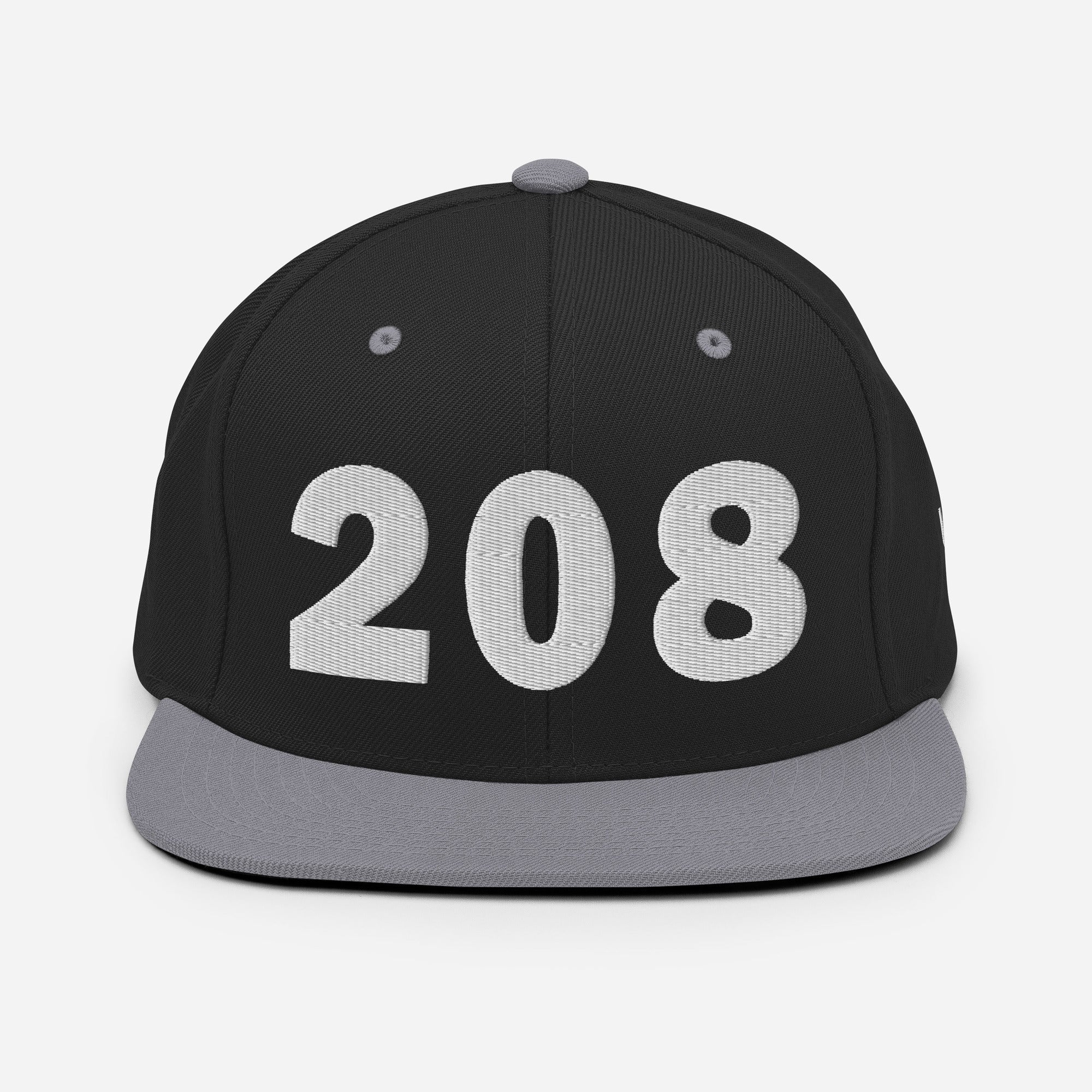 208 Area Code Snapback Hat