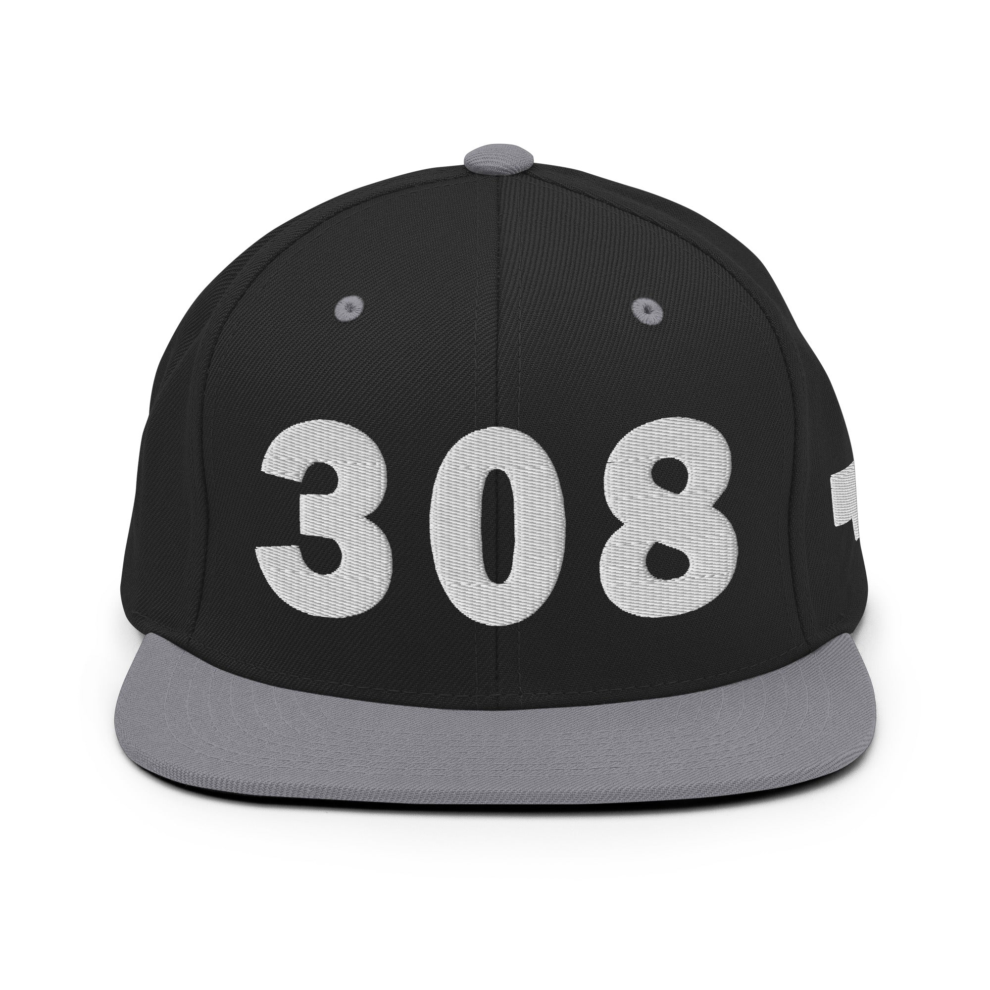 308 Area Code Snapback Hat