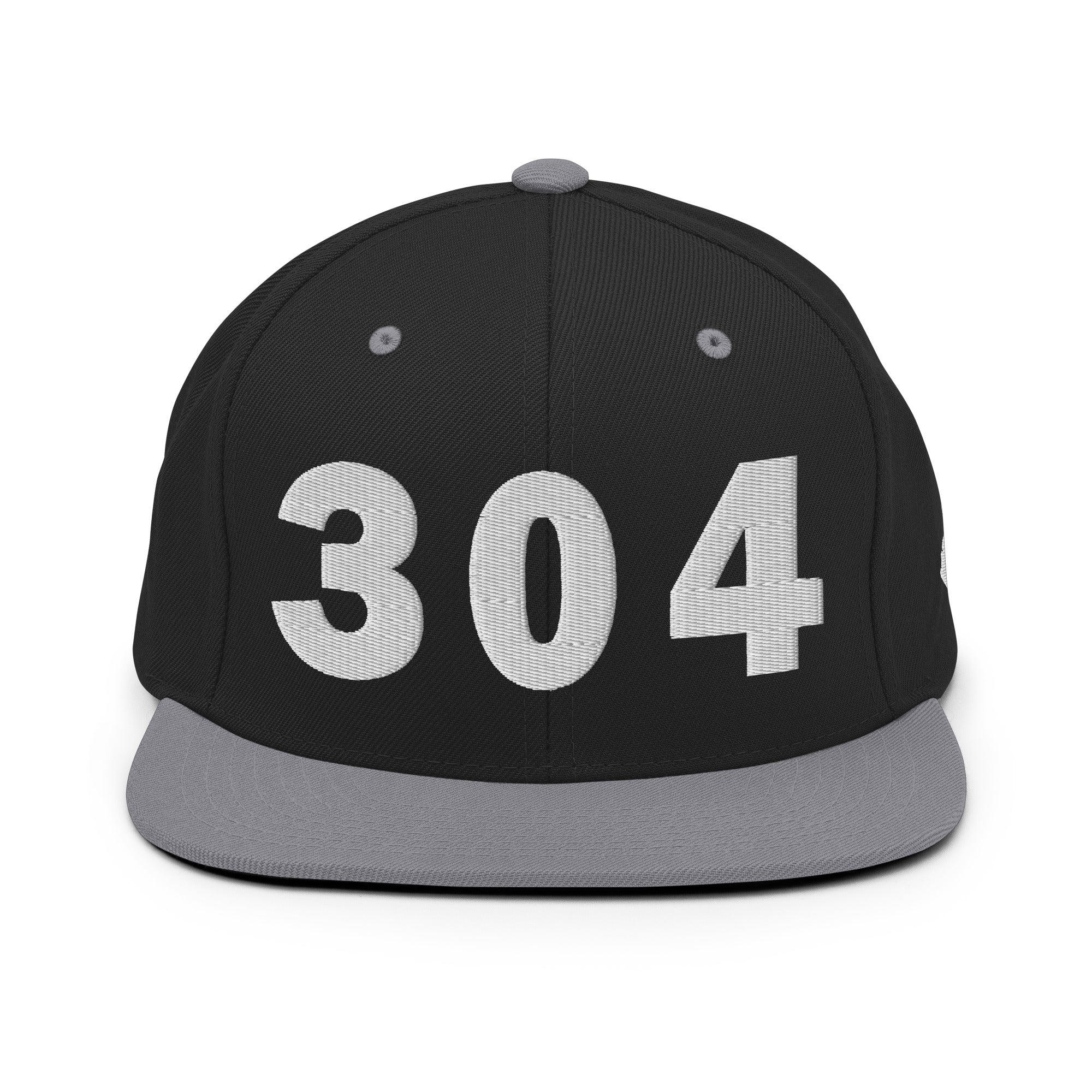 304 Area Code Snapback Hat