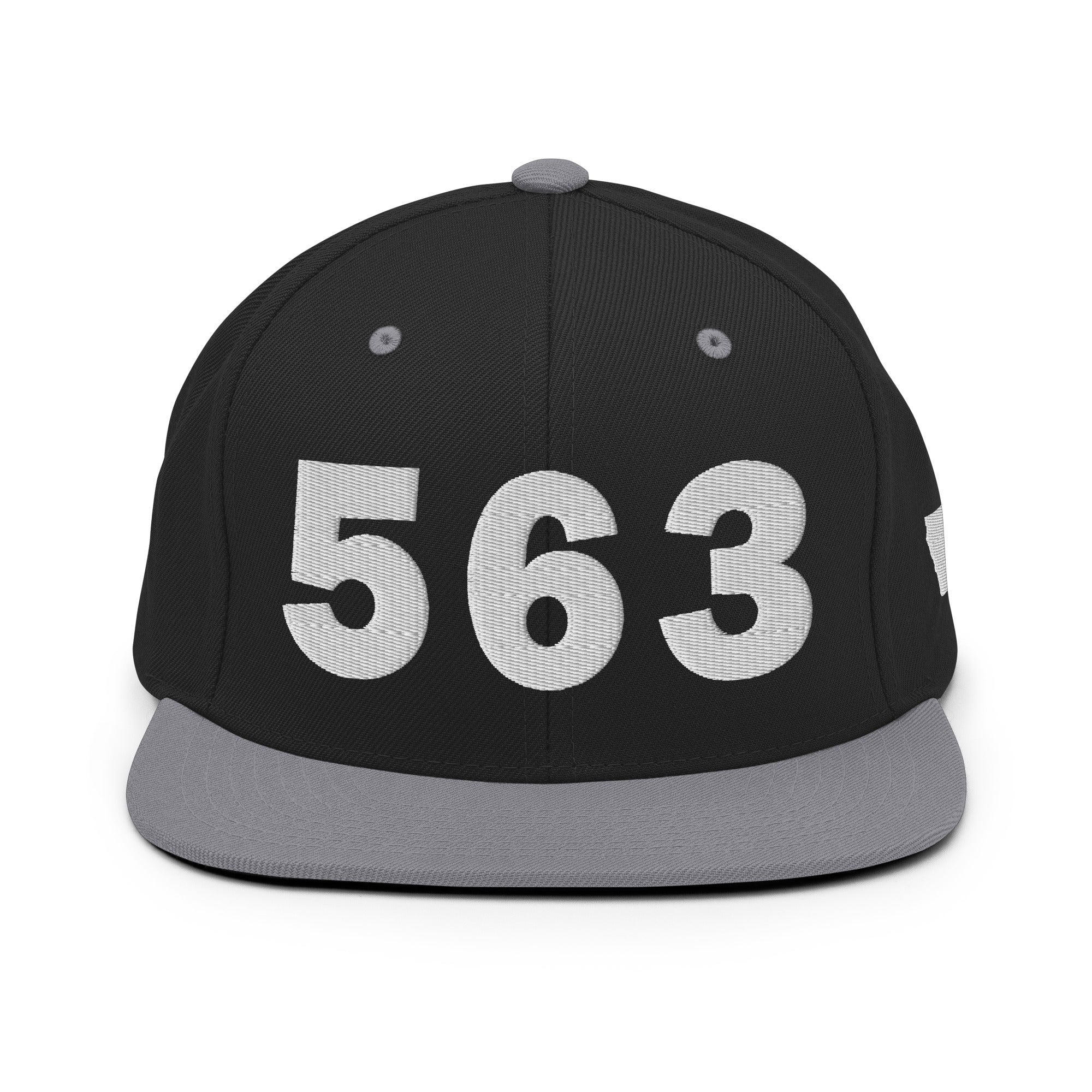 563 Area Code Snapback Hat