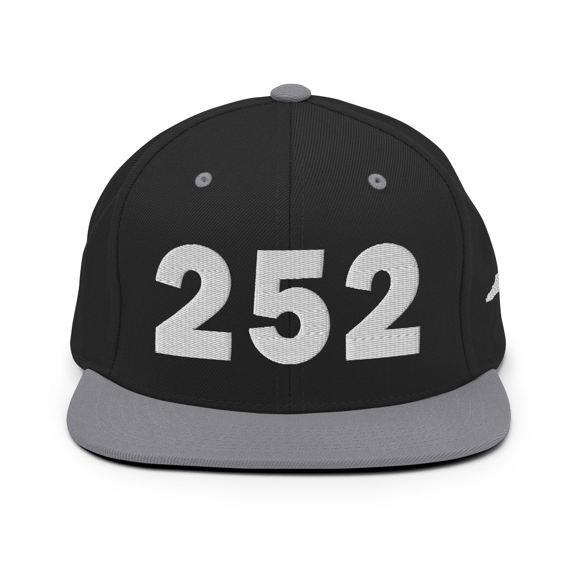 252 Area Code Snapback Hat