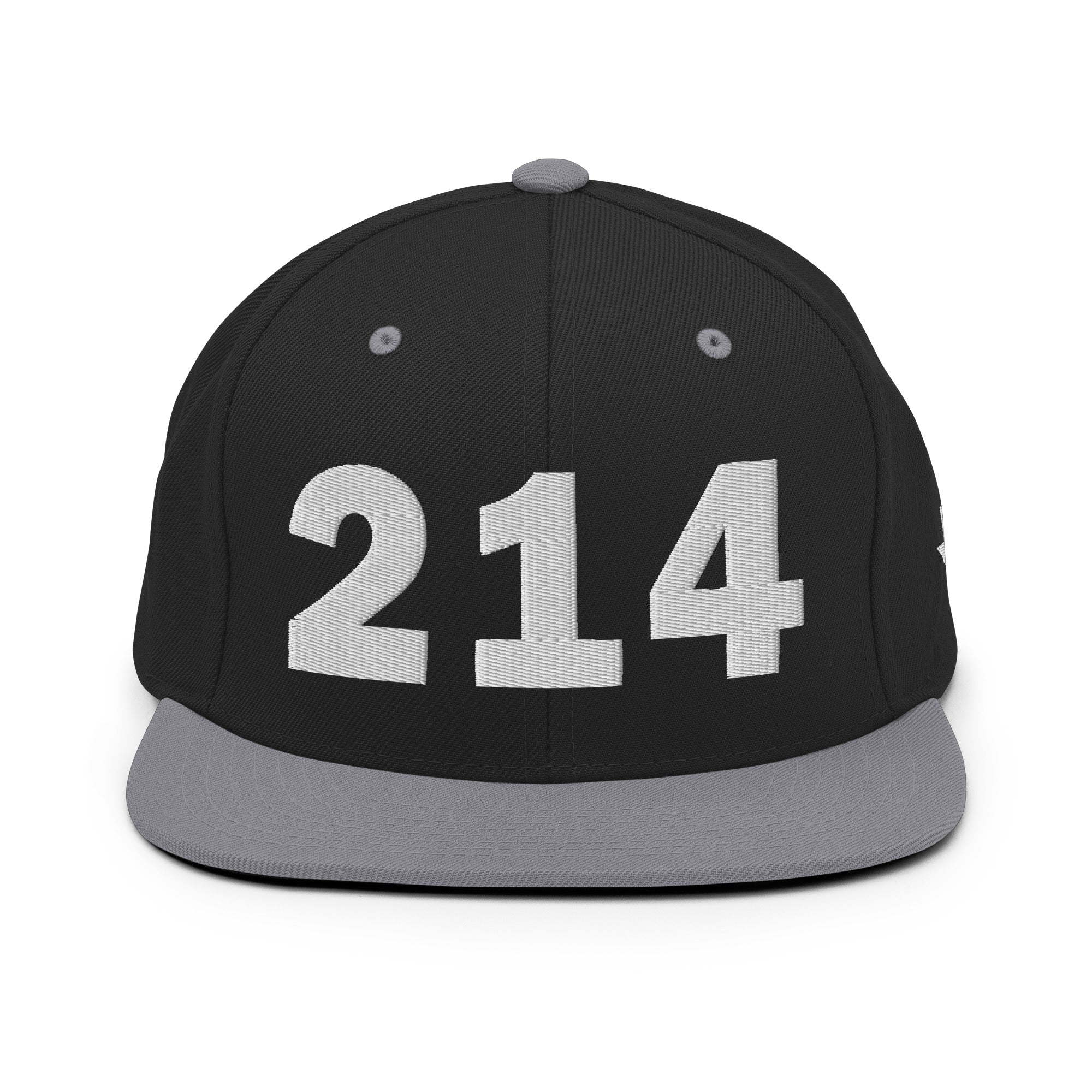 214 Area Code Snapback Hat