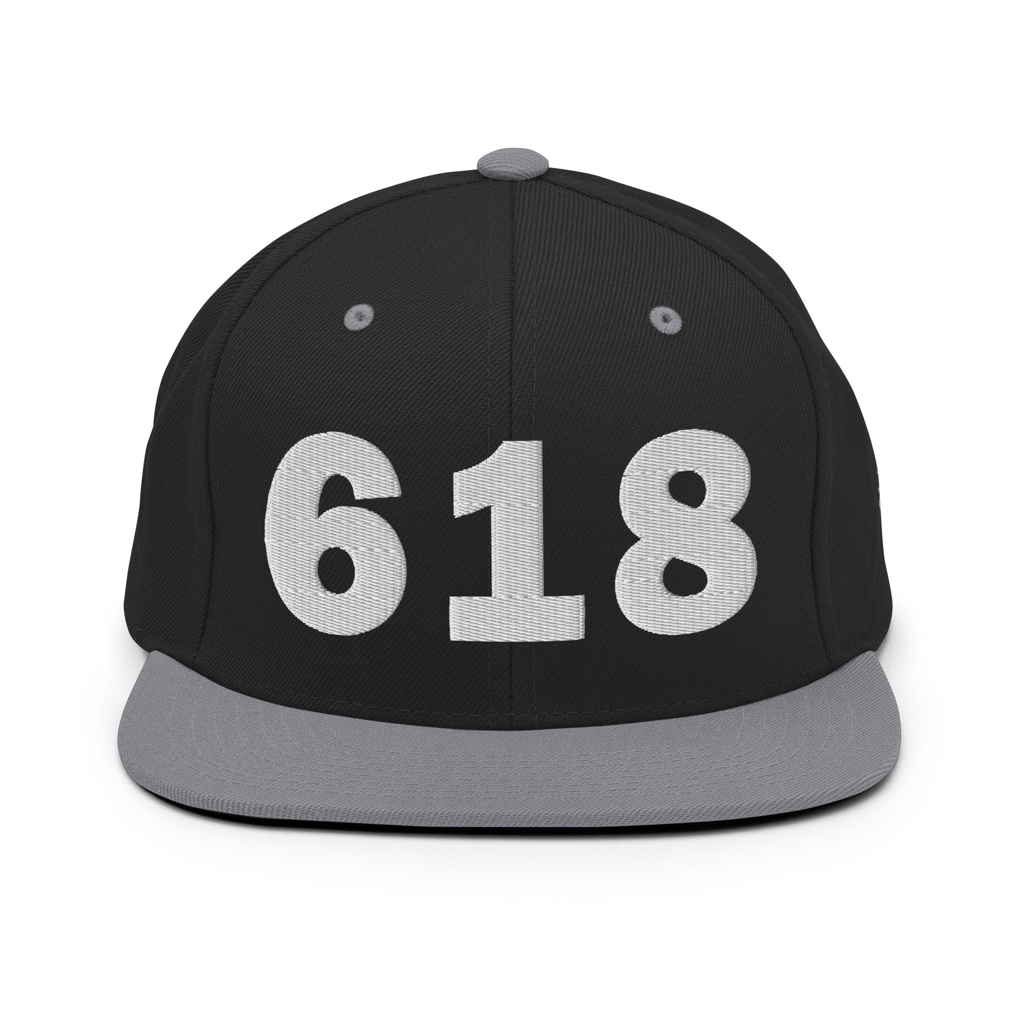 618 Area Code Snapback Hat