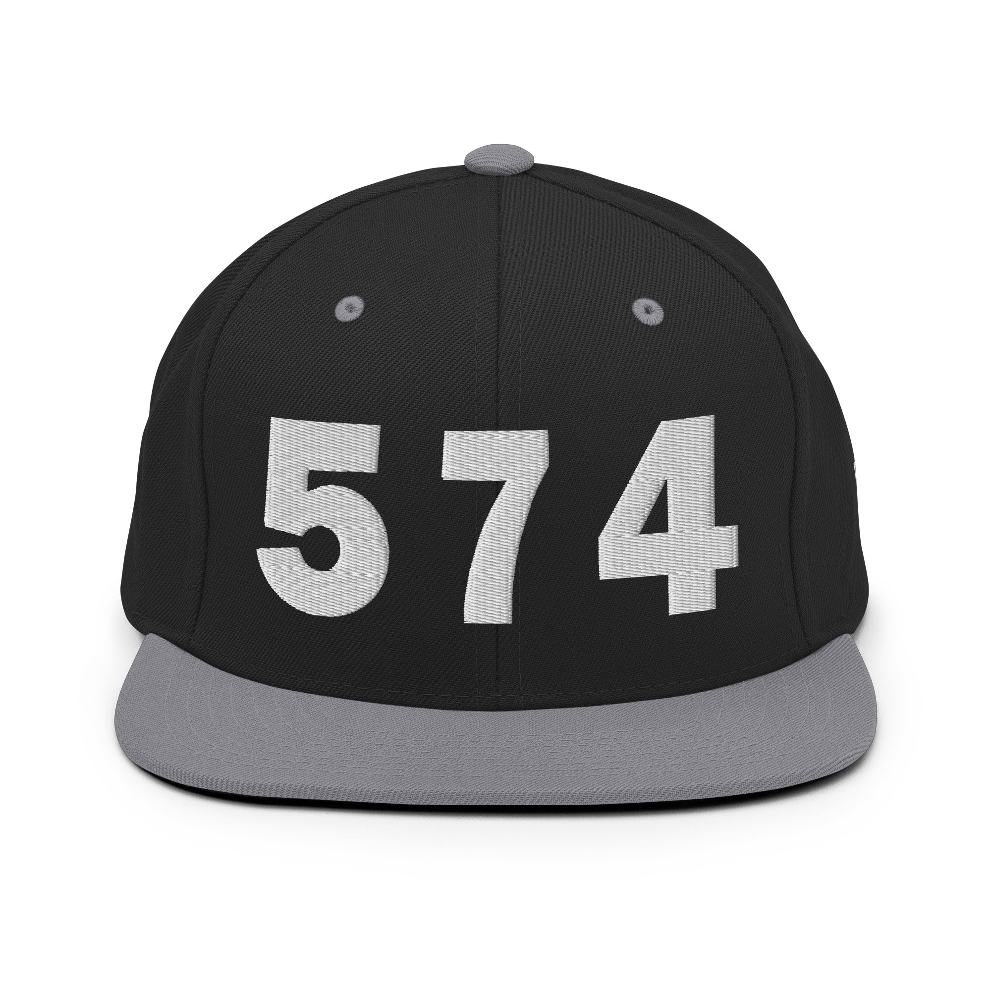 574 Area Code Snapback Hat