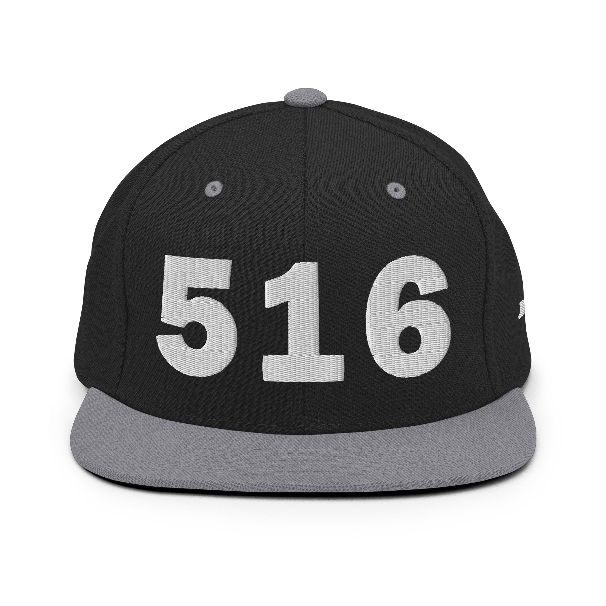 516 Area Code Snapback Hat