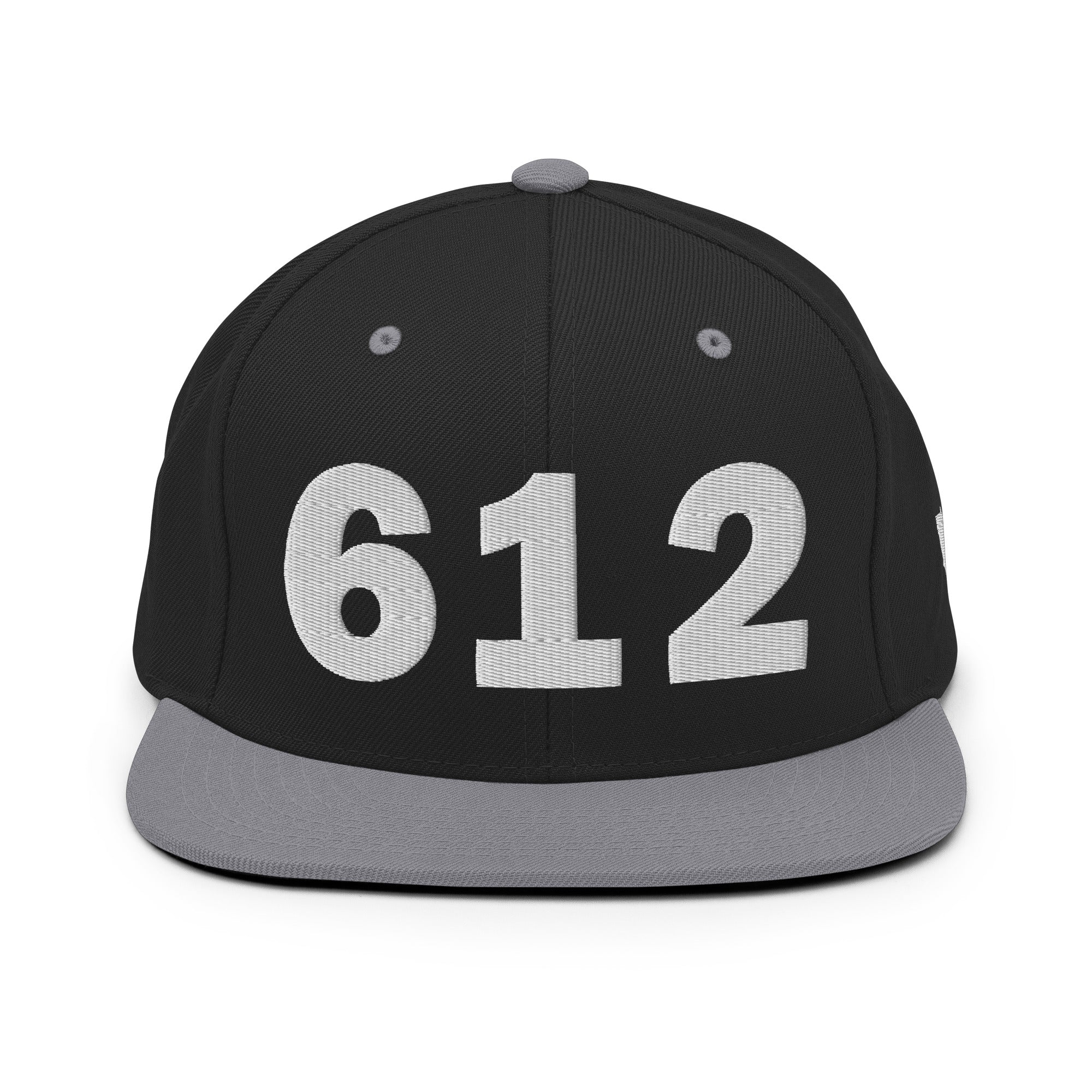 612 Area Code Snapback Hat