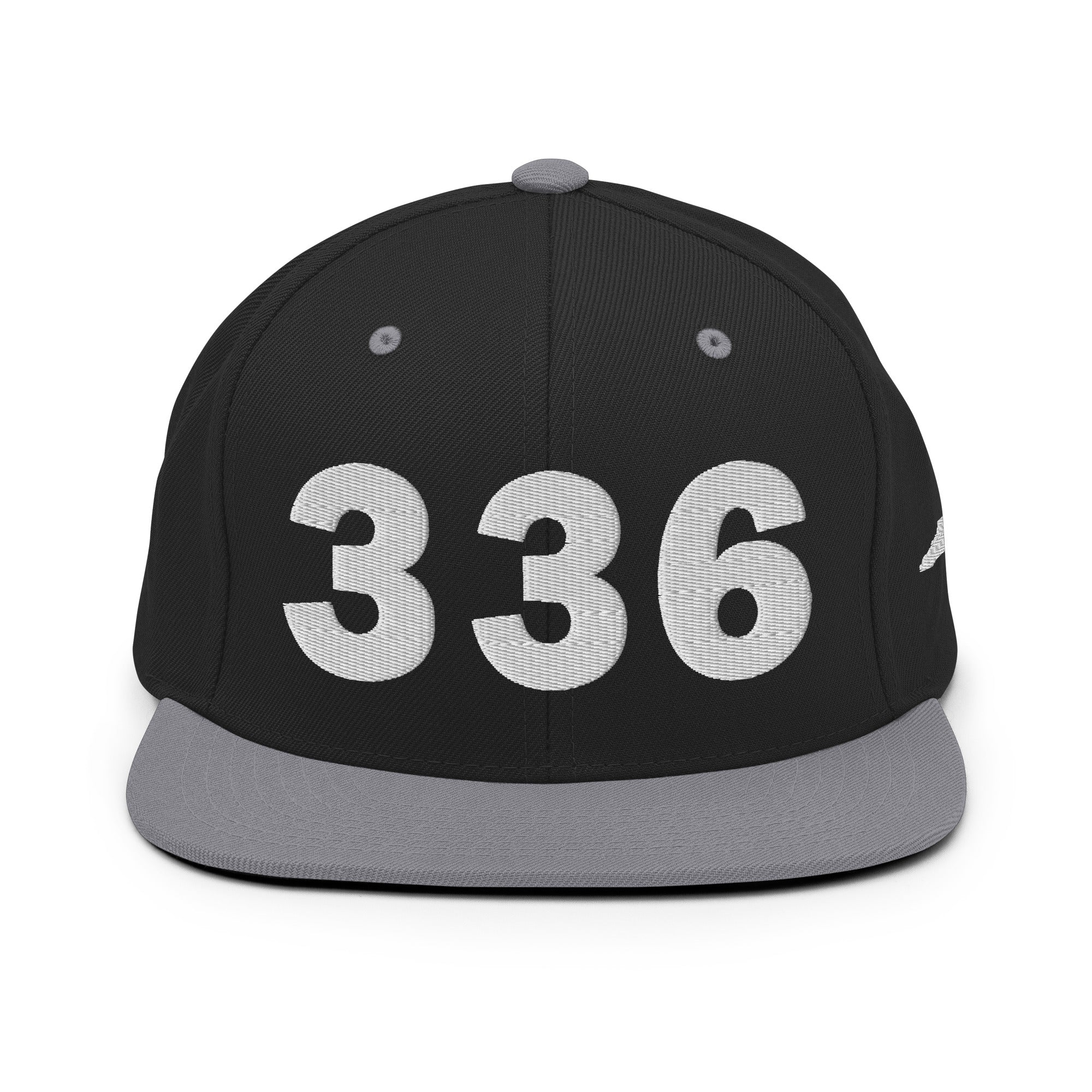 336 Area Code Snapback Hat