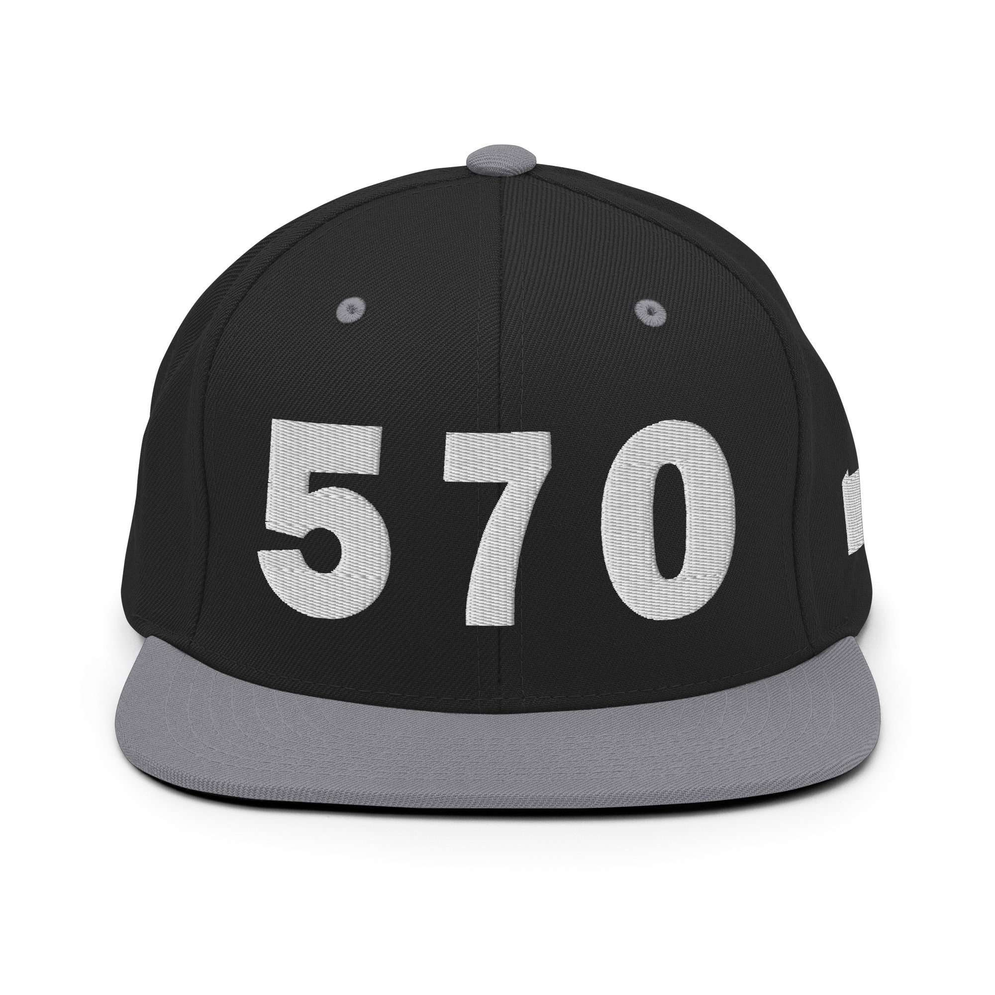 570 Area Code Snapback Hat