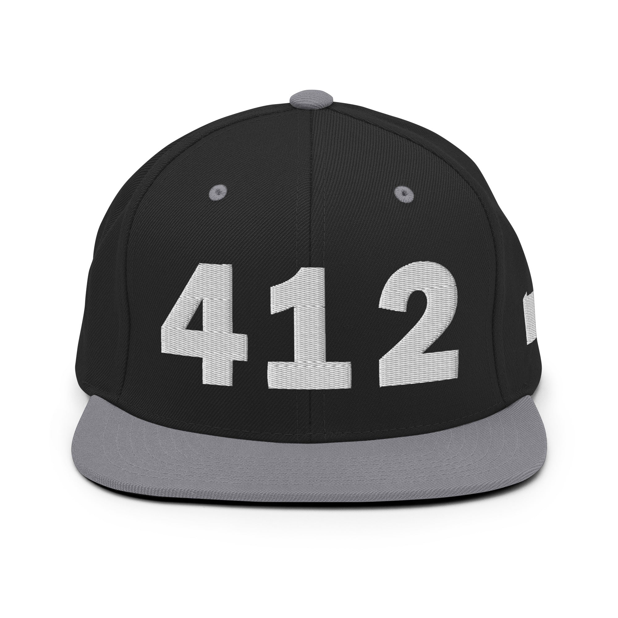 412 Area Code Snapback Hat