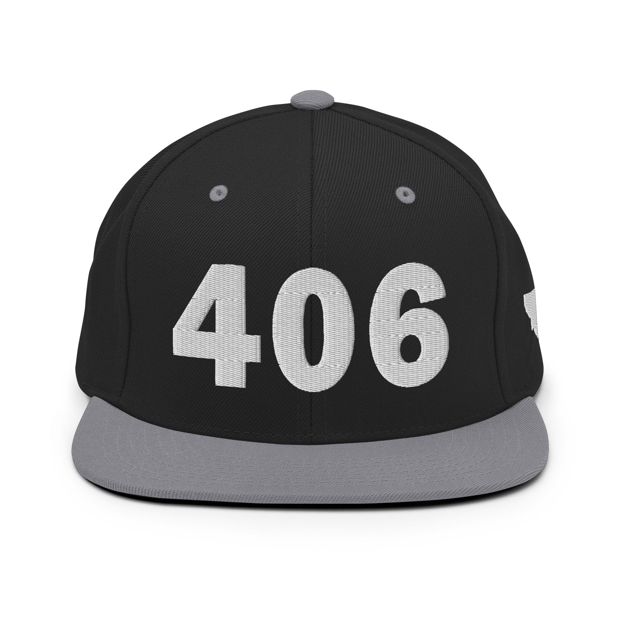 406 Area Code Snapback Hat
