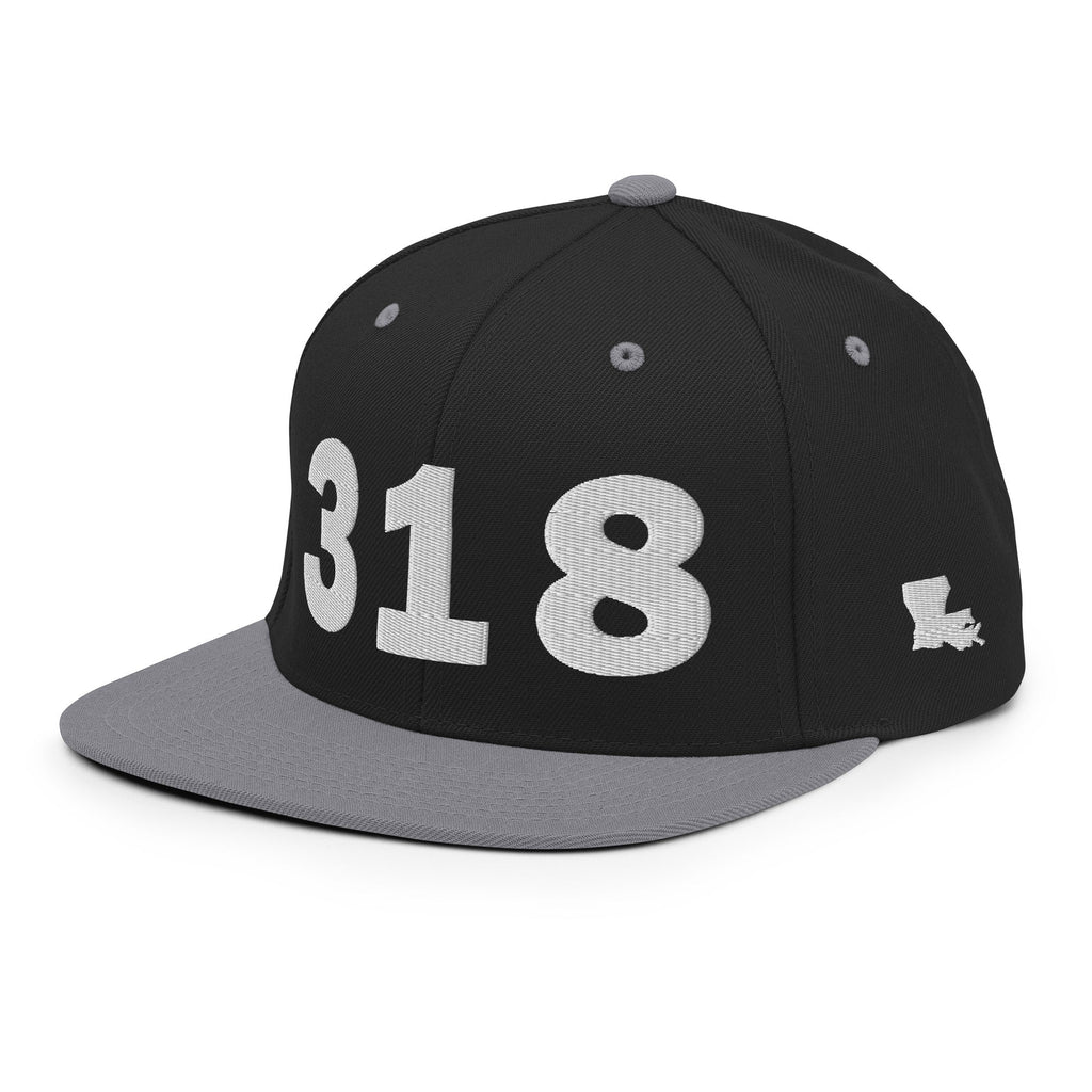 318 Area Code Snapback Hat