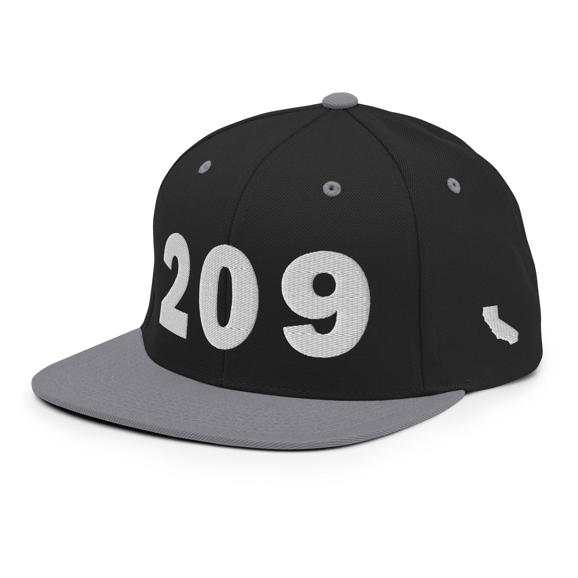 209 Area Code Snapback Hat