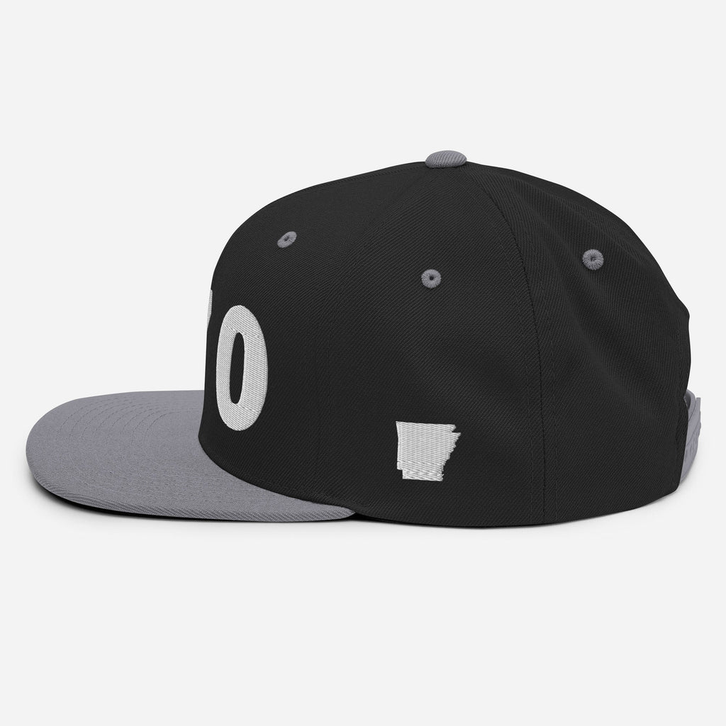 870 Area Code Snapback Hat