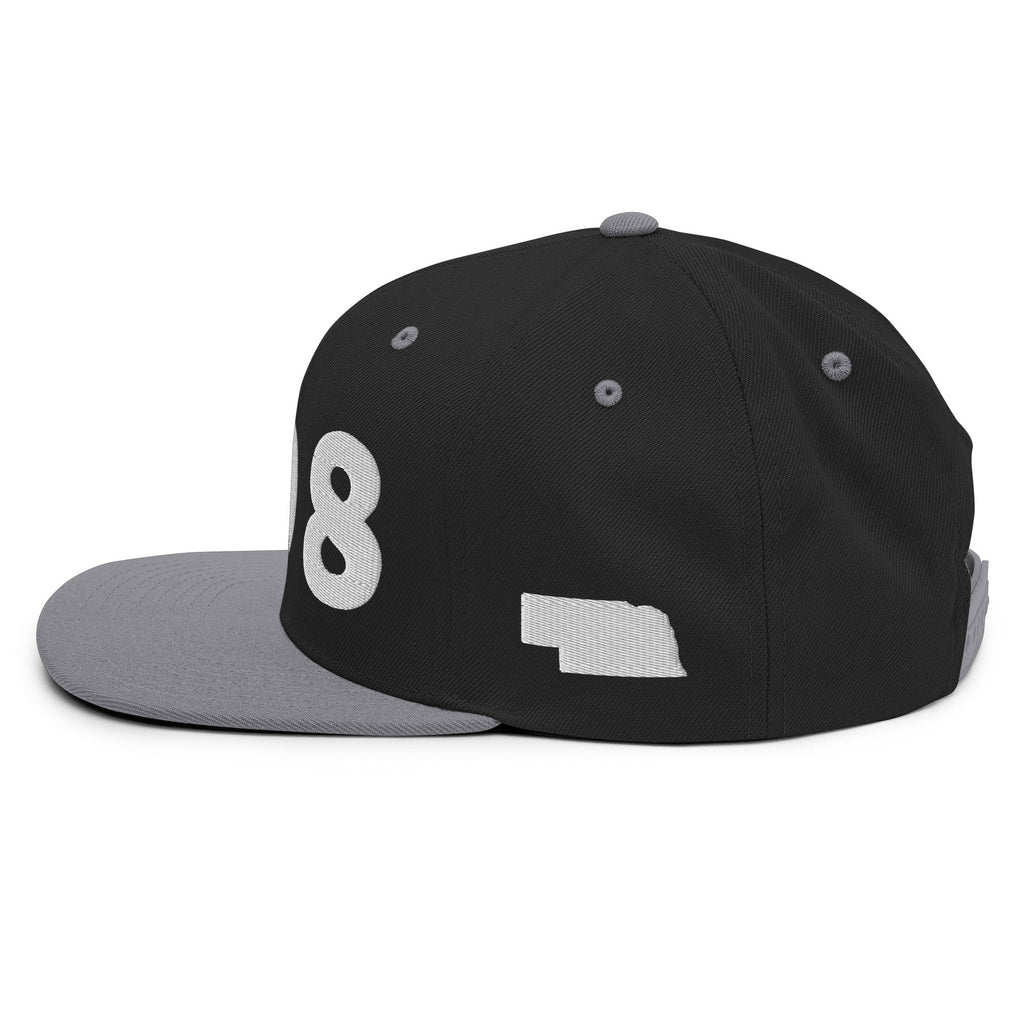 308 Area Code Snapback Hat