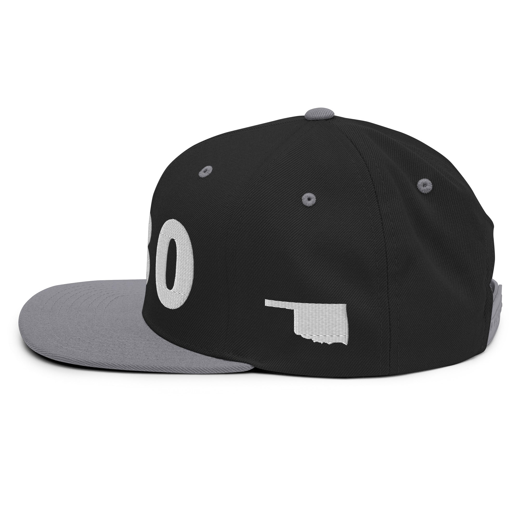 580 Area Code Snapback Hat
