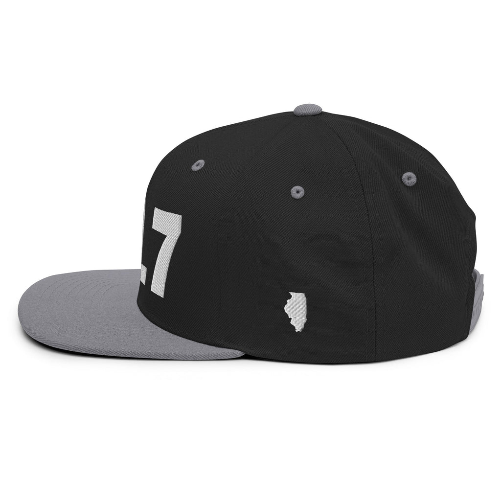 217 Area Code Snapback Hat