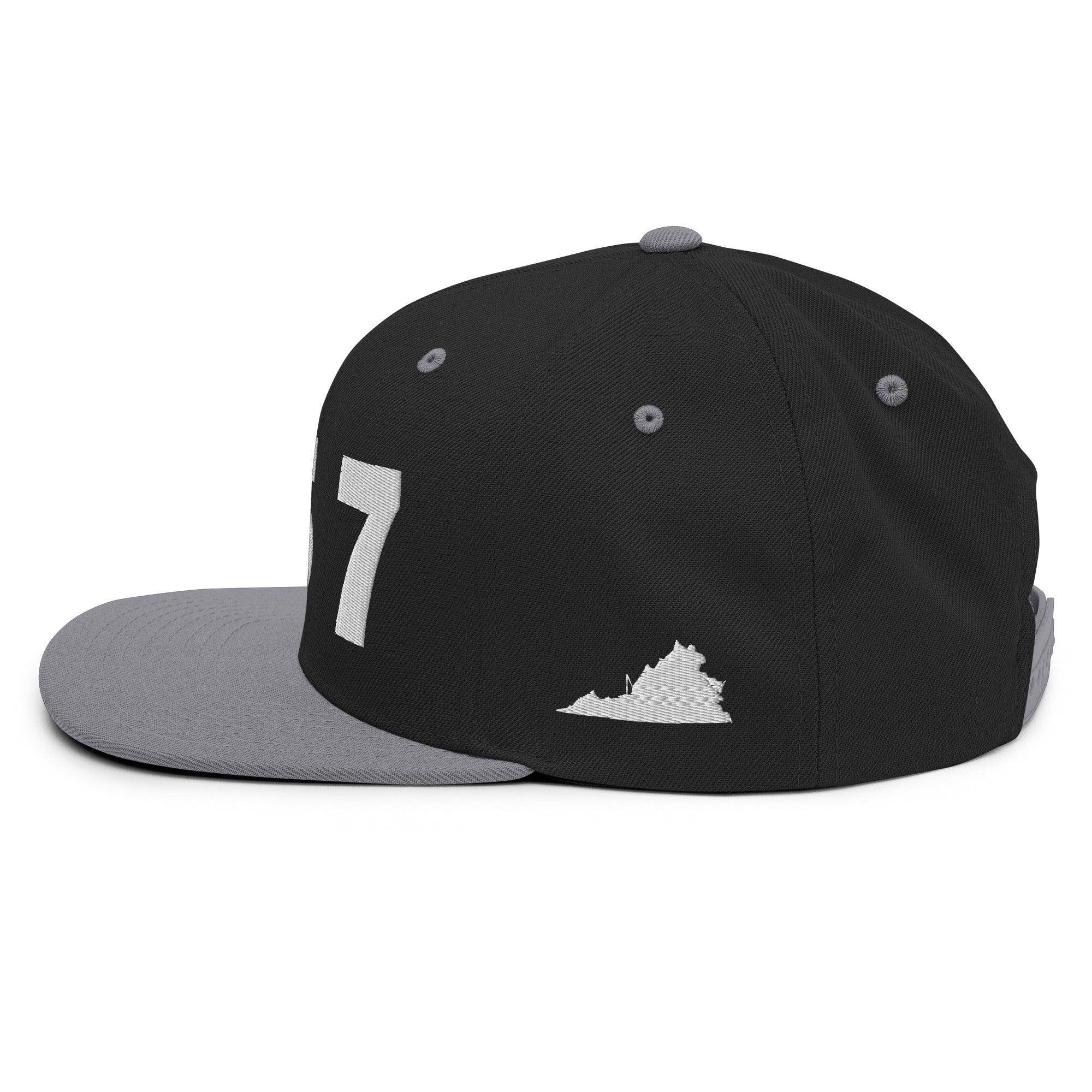 757 Area Code Snapback Hat