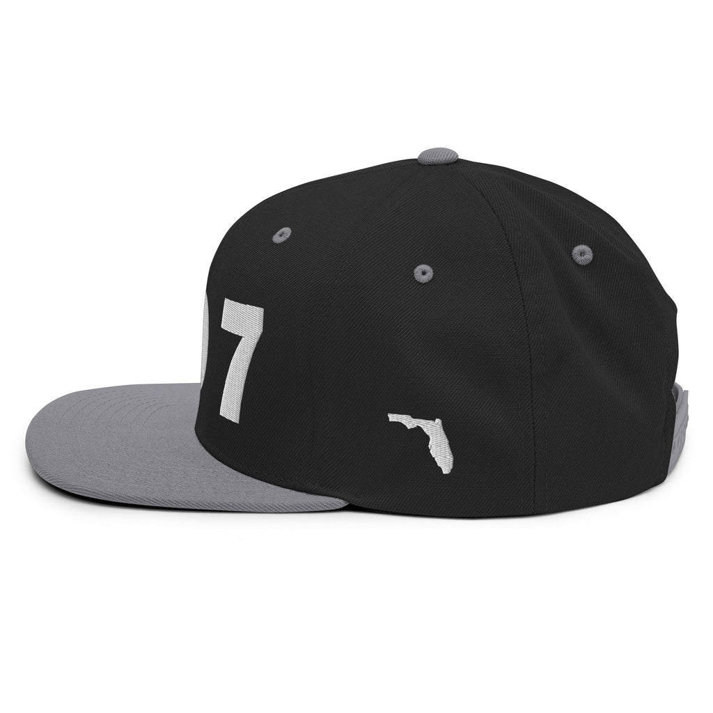 407 Area Code Snapback Hat