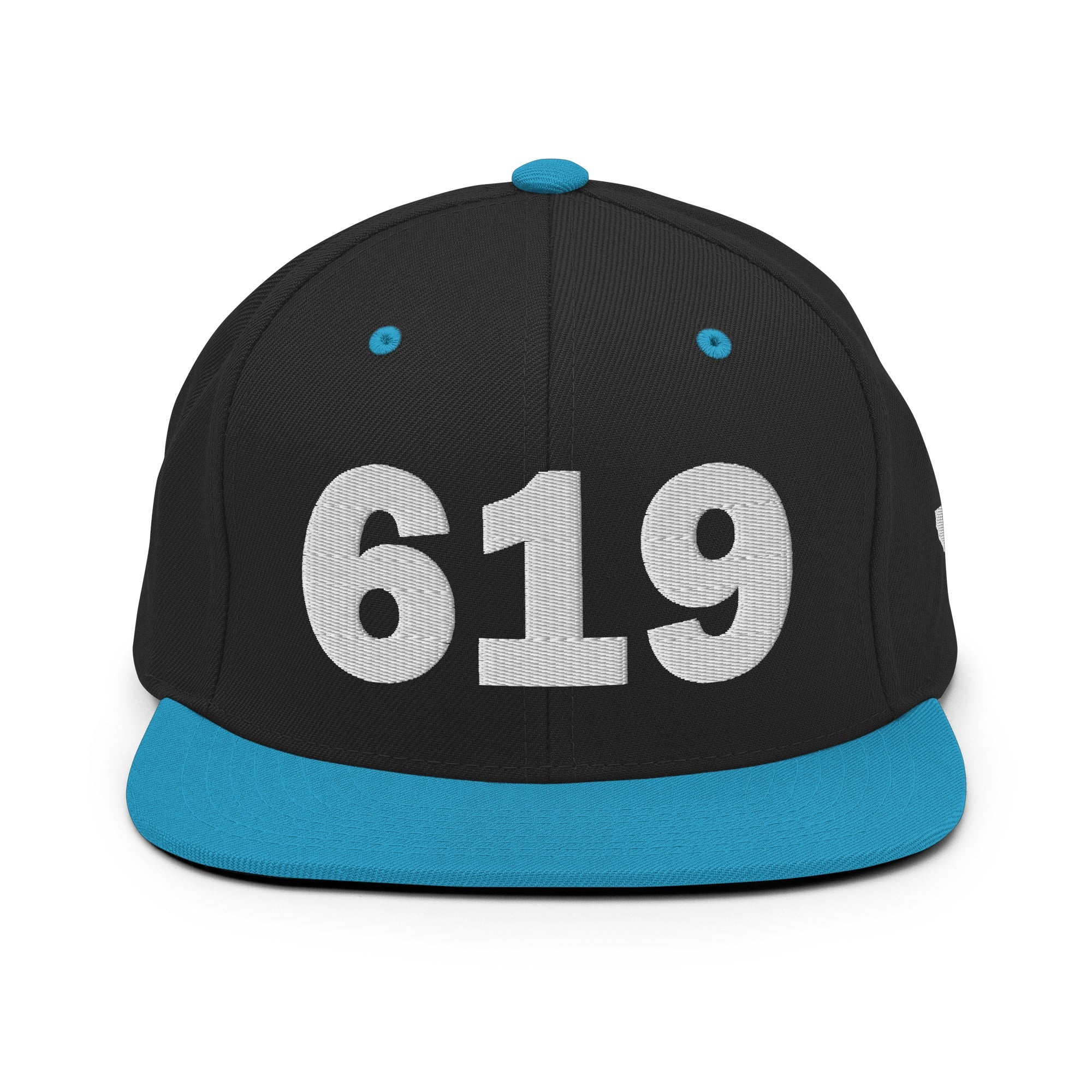 619 Area Code Snapback Hat