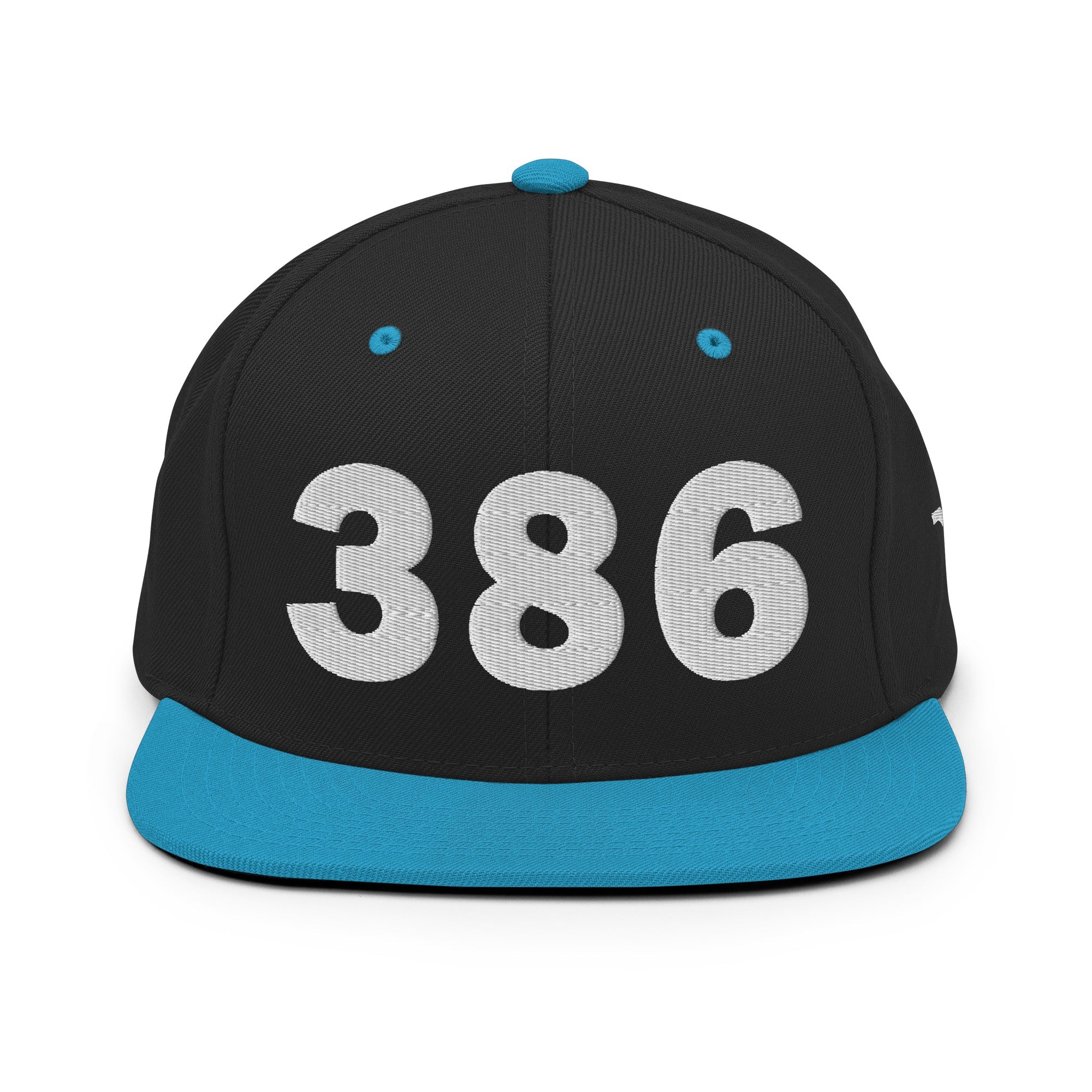 386 Area Code Snapback Hat
