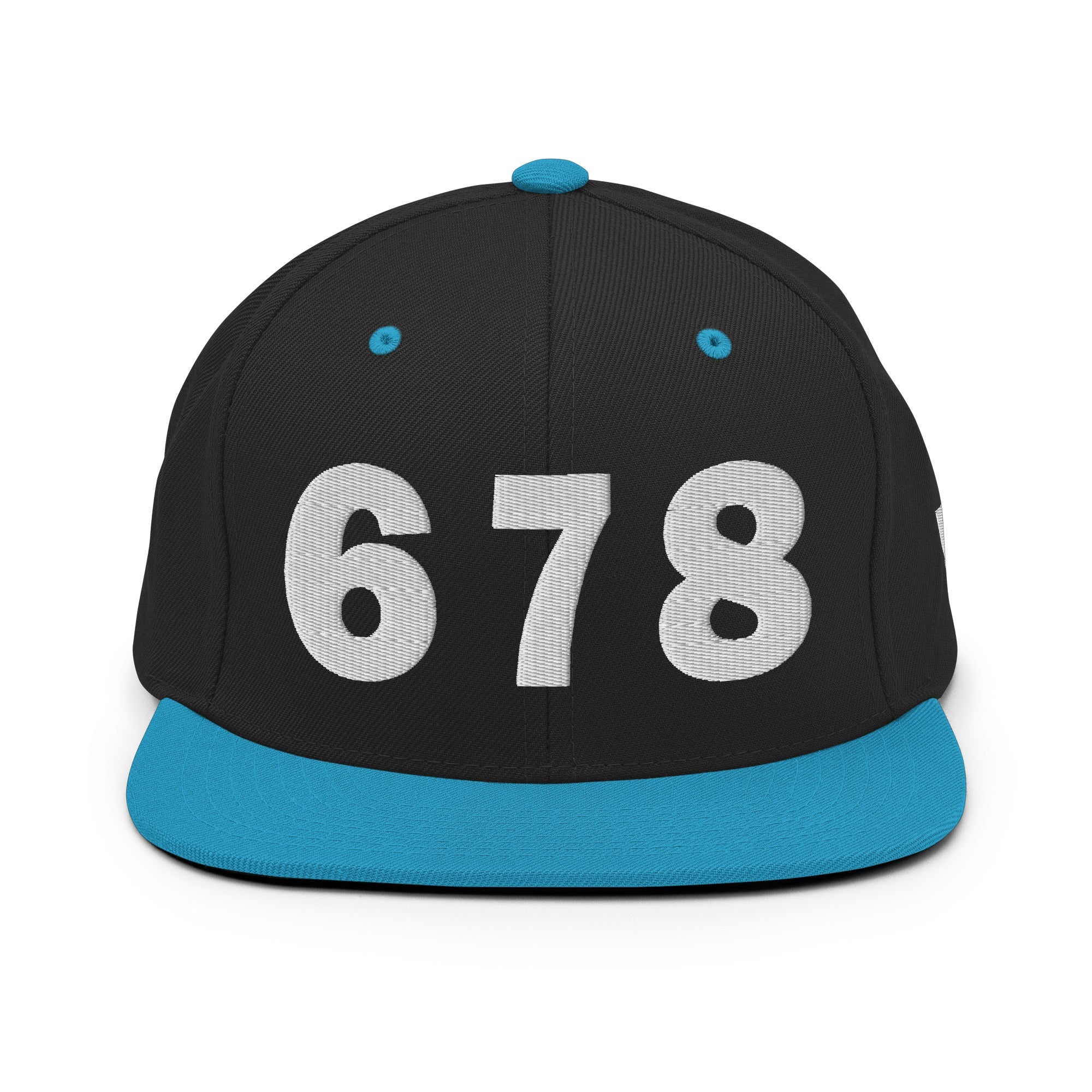 678 Area Code Snapback Hat