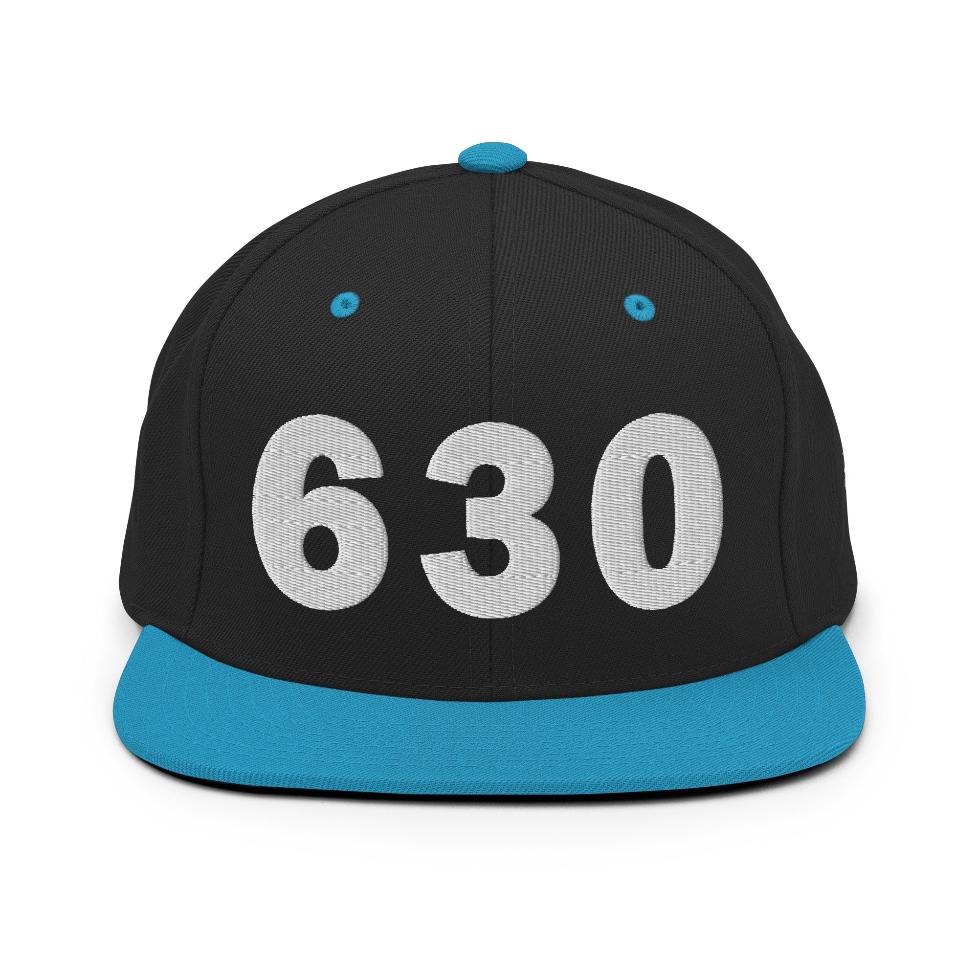 630 Area Code Snapback Hat