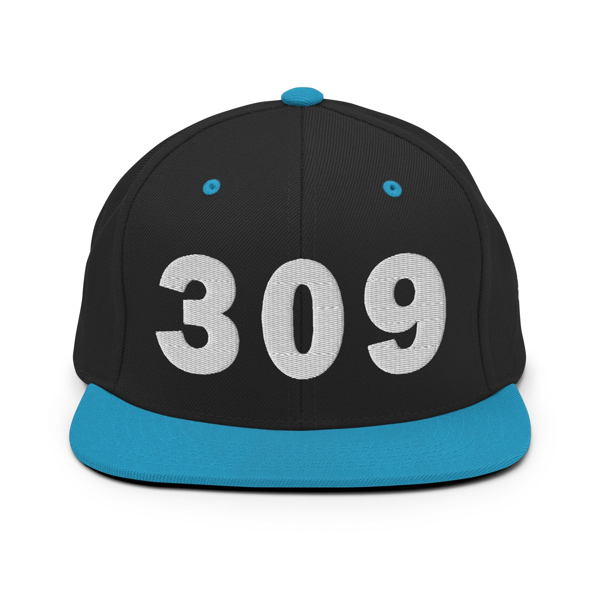 309 Area Code Snapback Hat