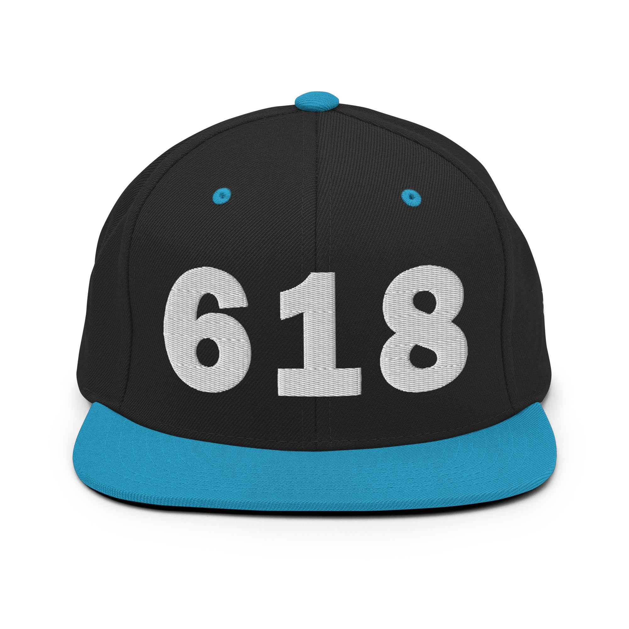 618 Area Code Snapback Hat