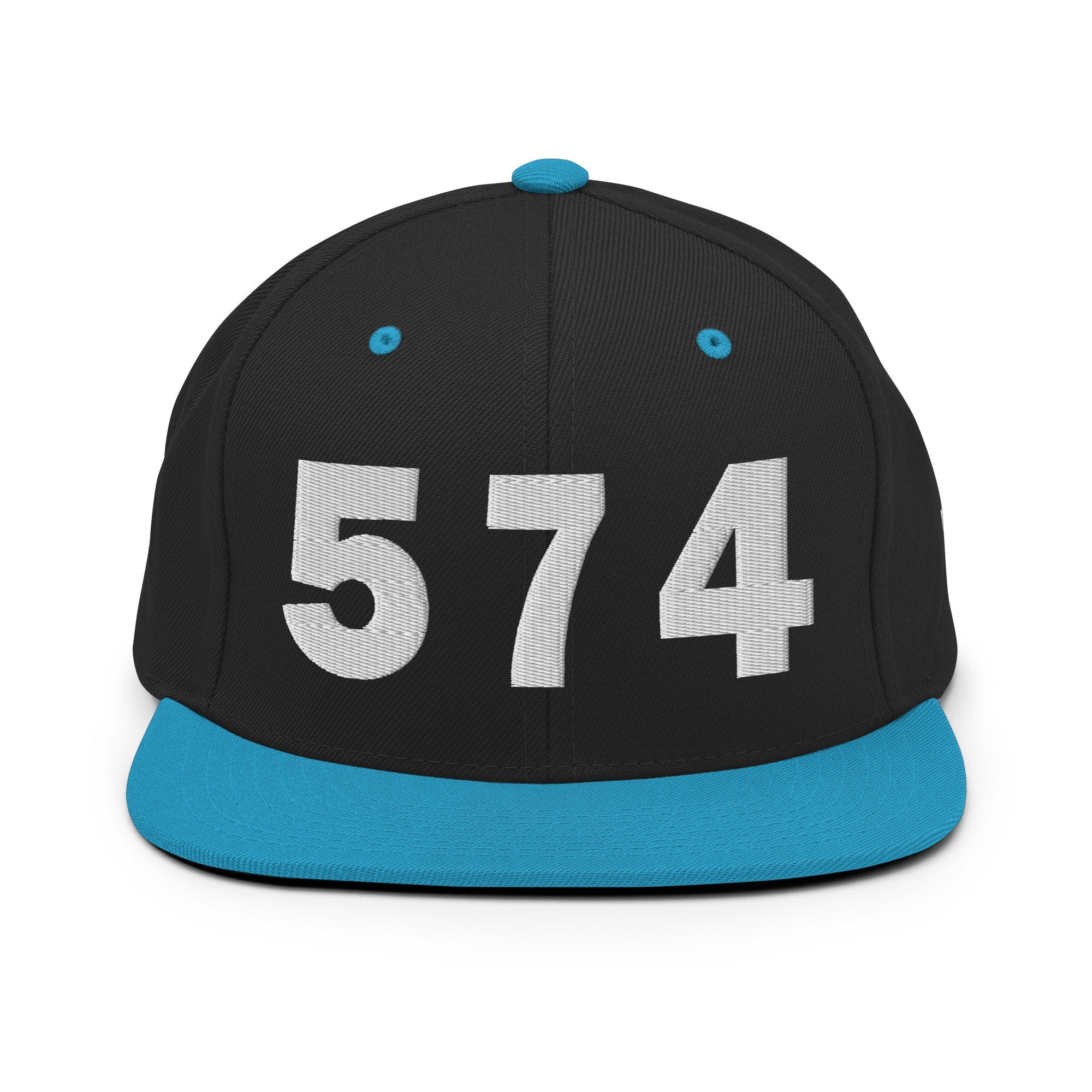 574 Area Code Snapback Hat