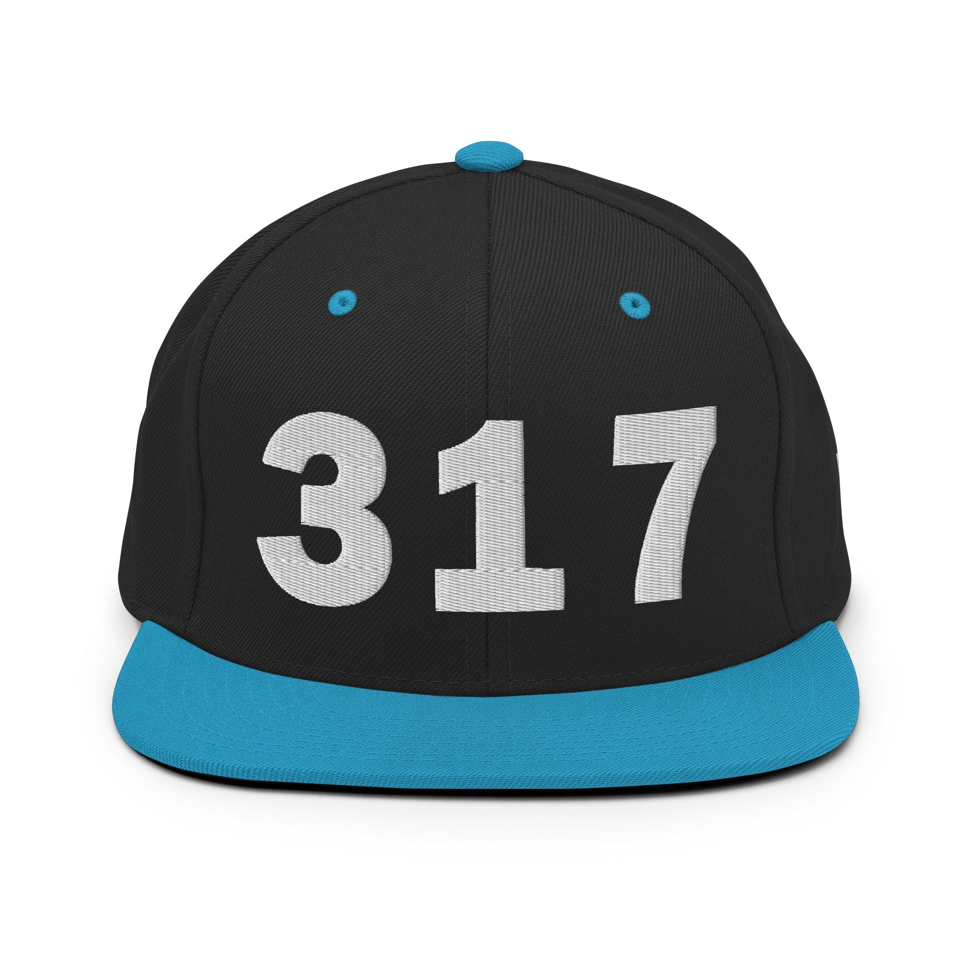 317 Area Code Snapback Hat