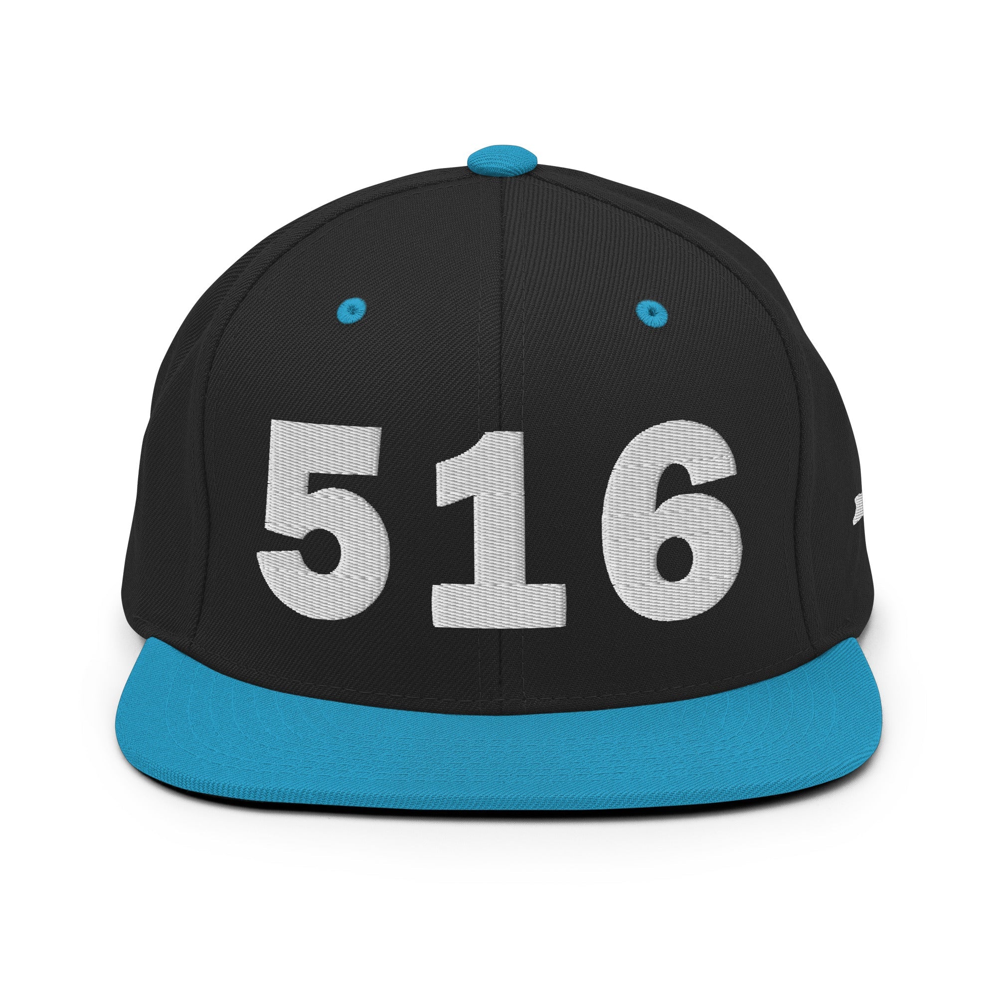 516 Area Code Snapback Hat