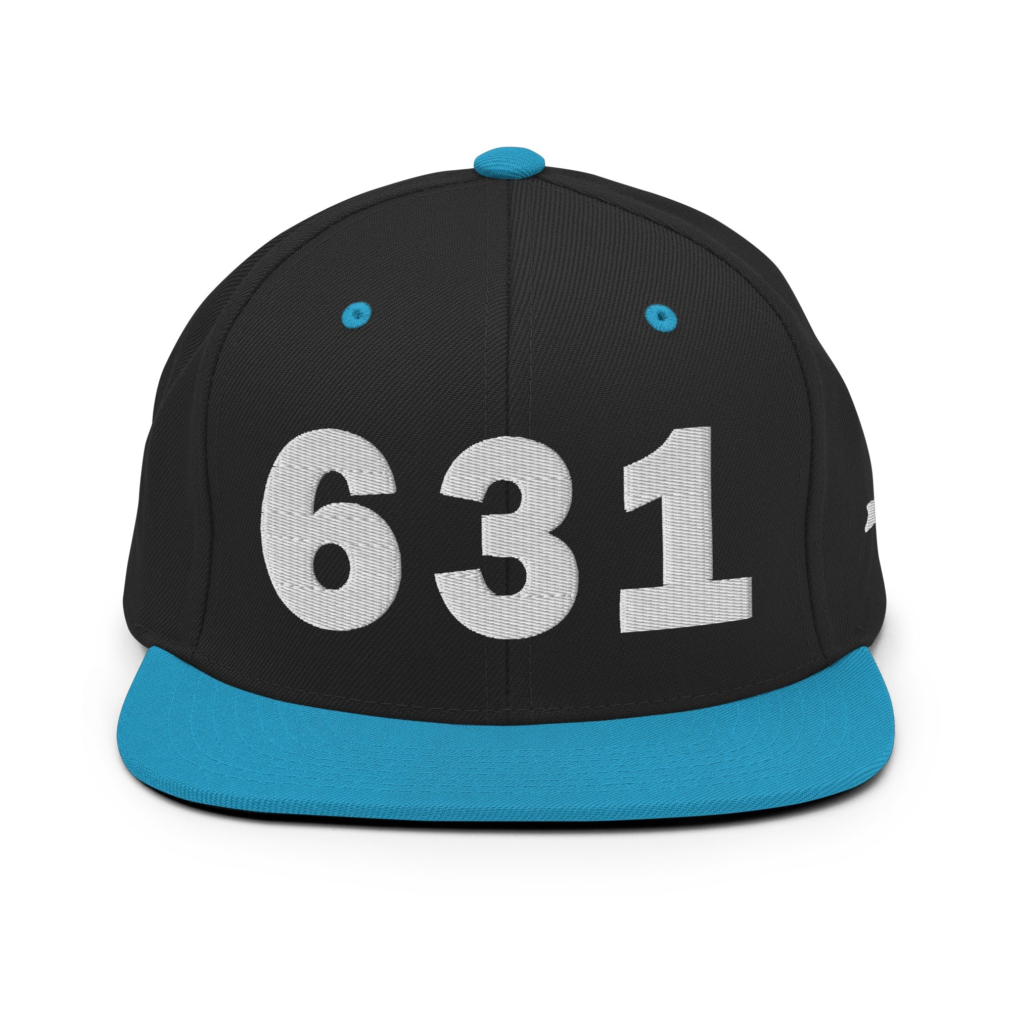 631 Area Code Snapback Hat