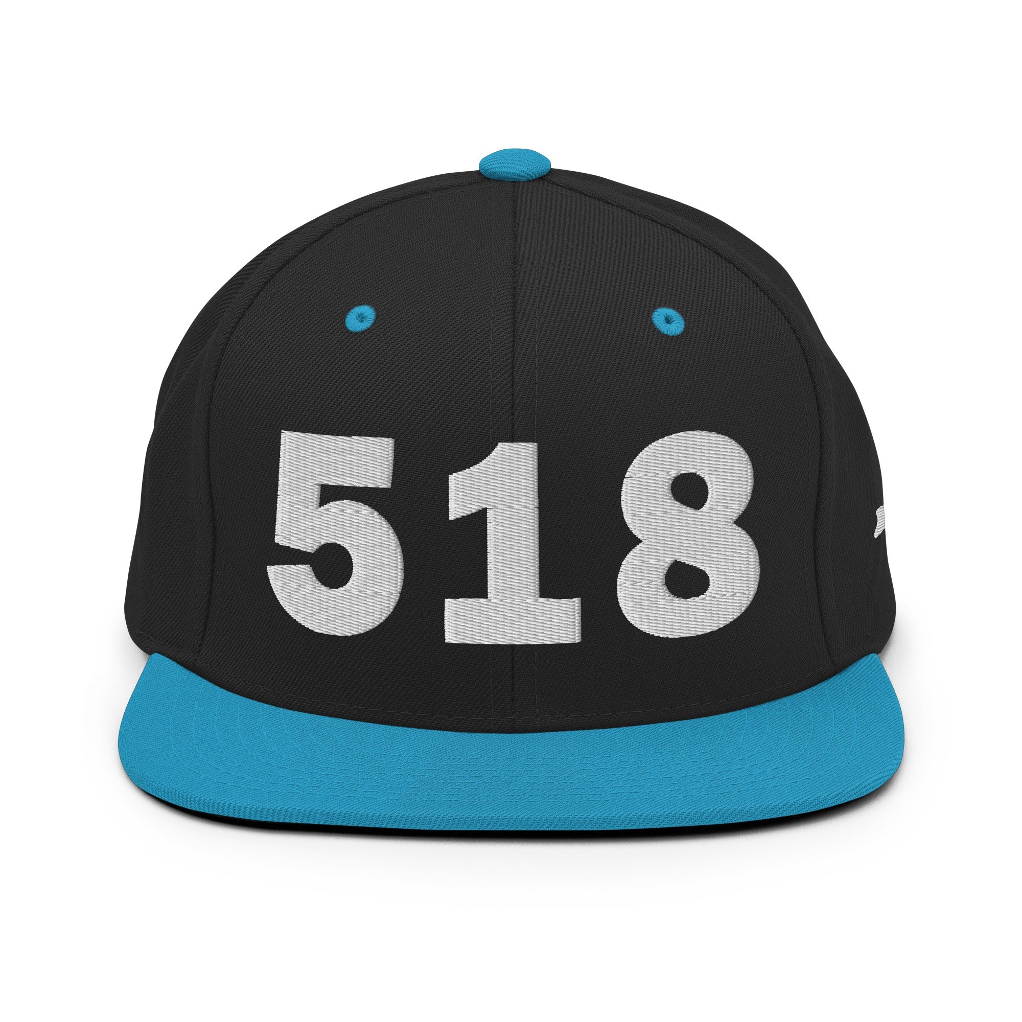 518 Area Code Snapback Hat
