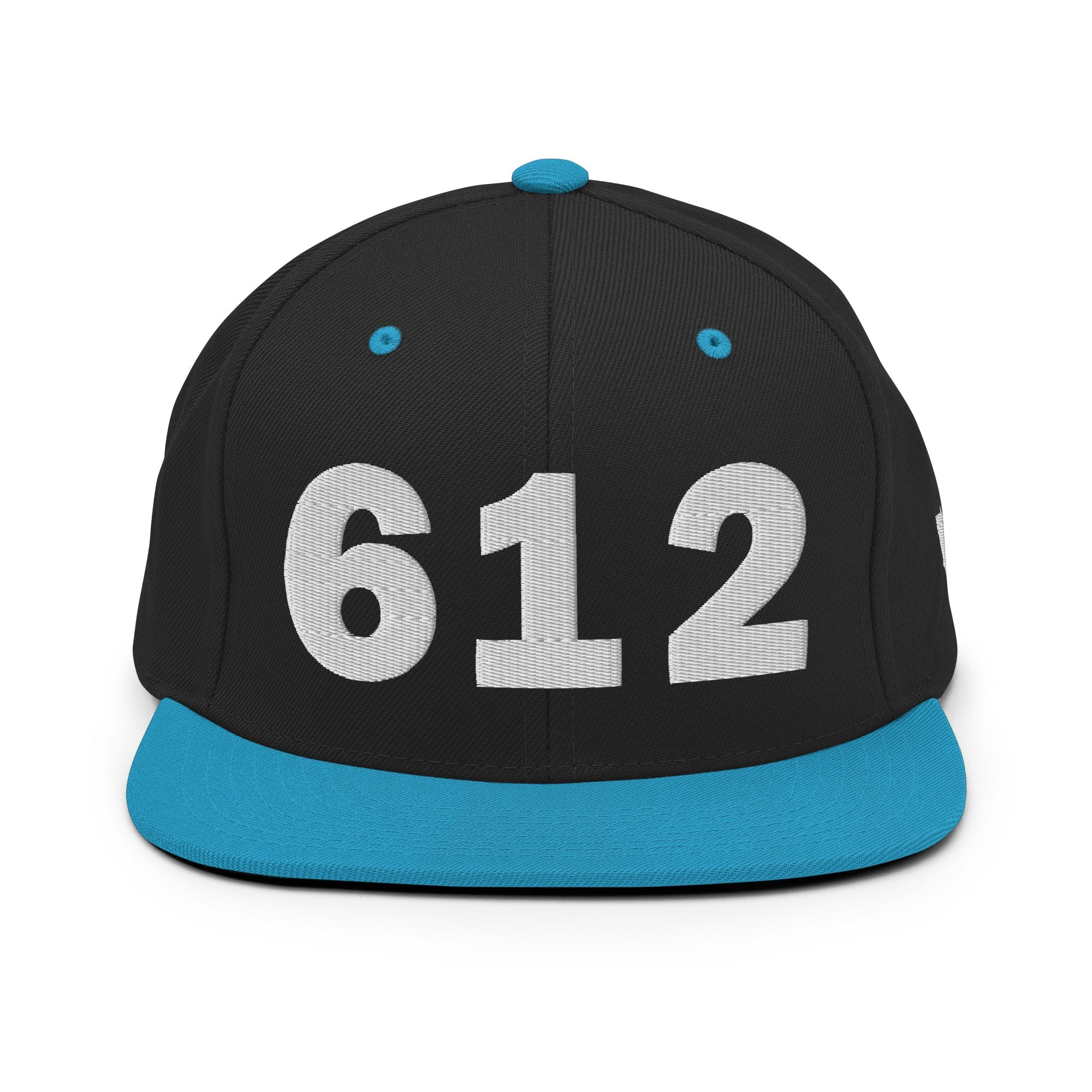 612 Area Code Snapback Hat