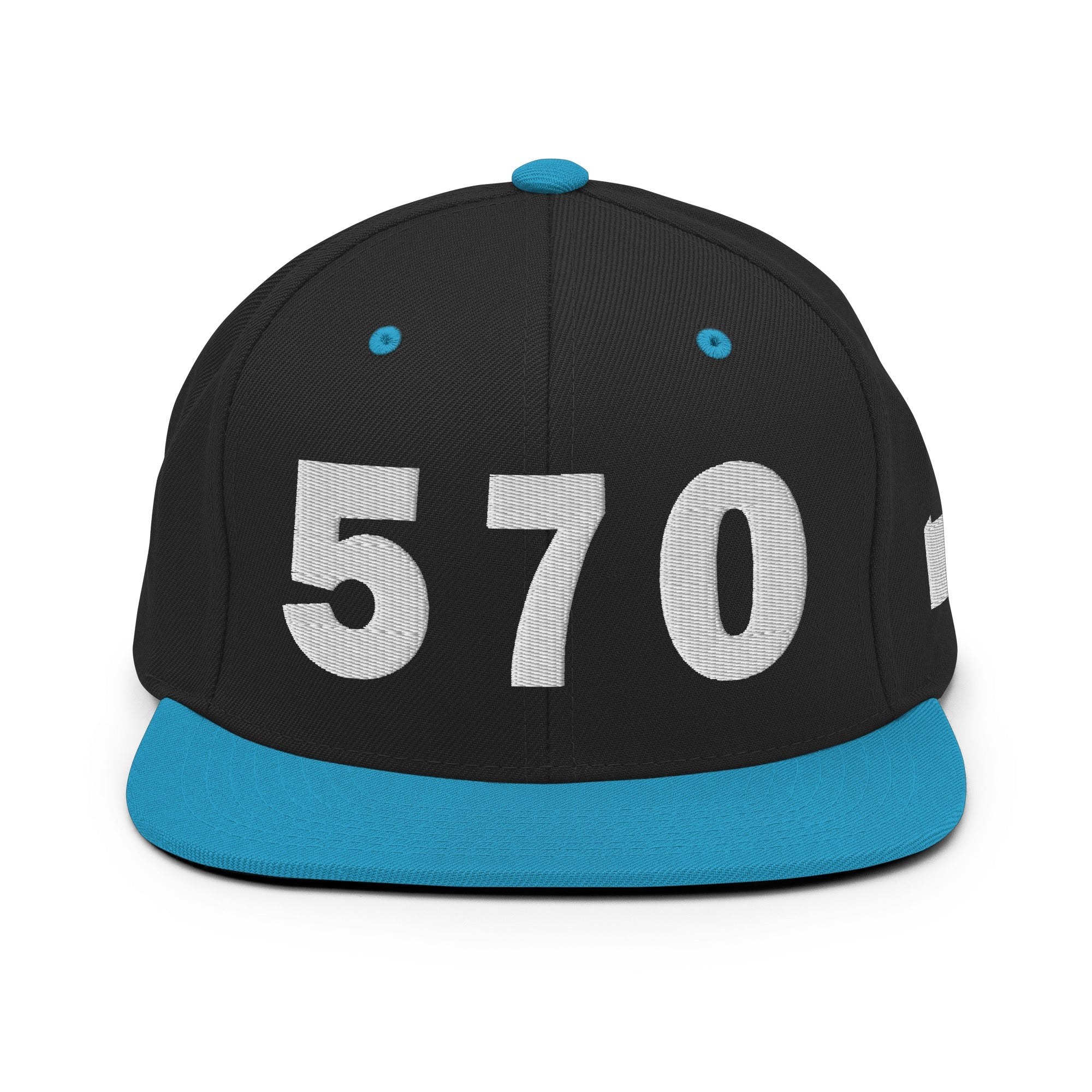570 Area Code Snapback Hat
