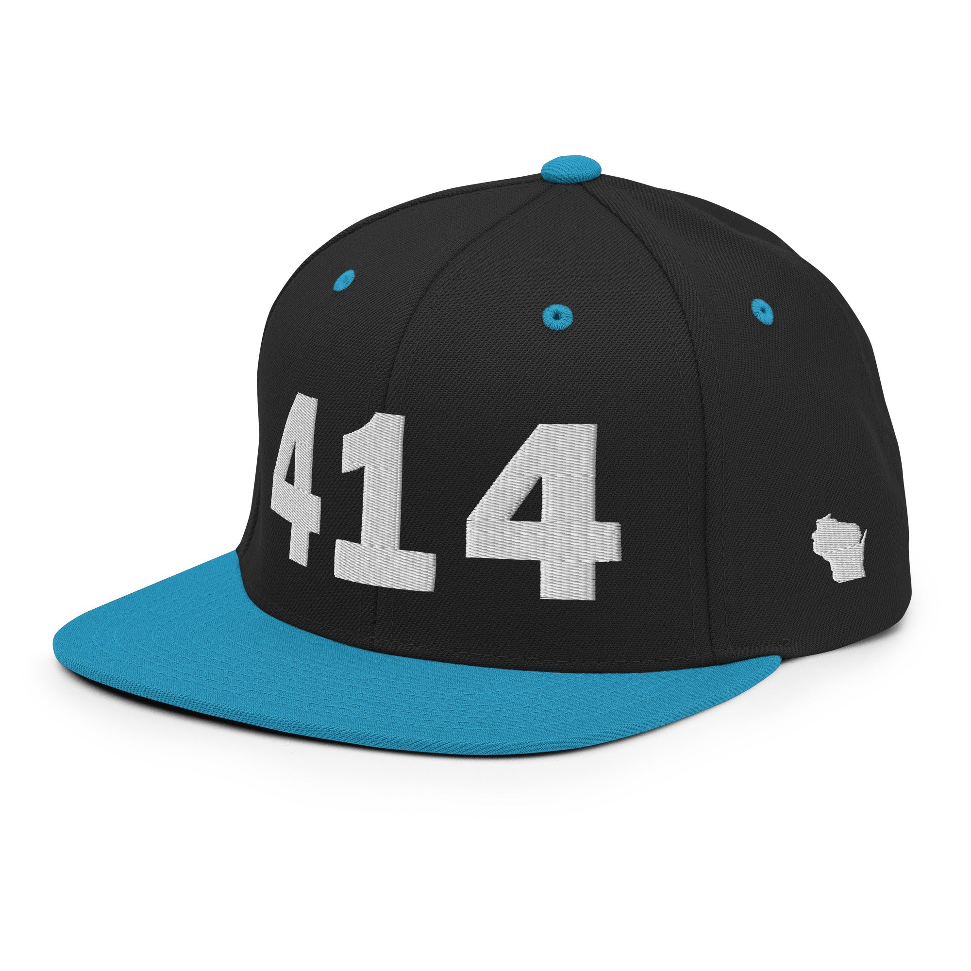 414 Area Code Snapback Hat