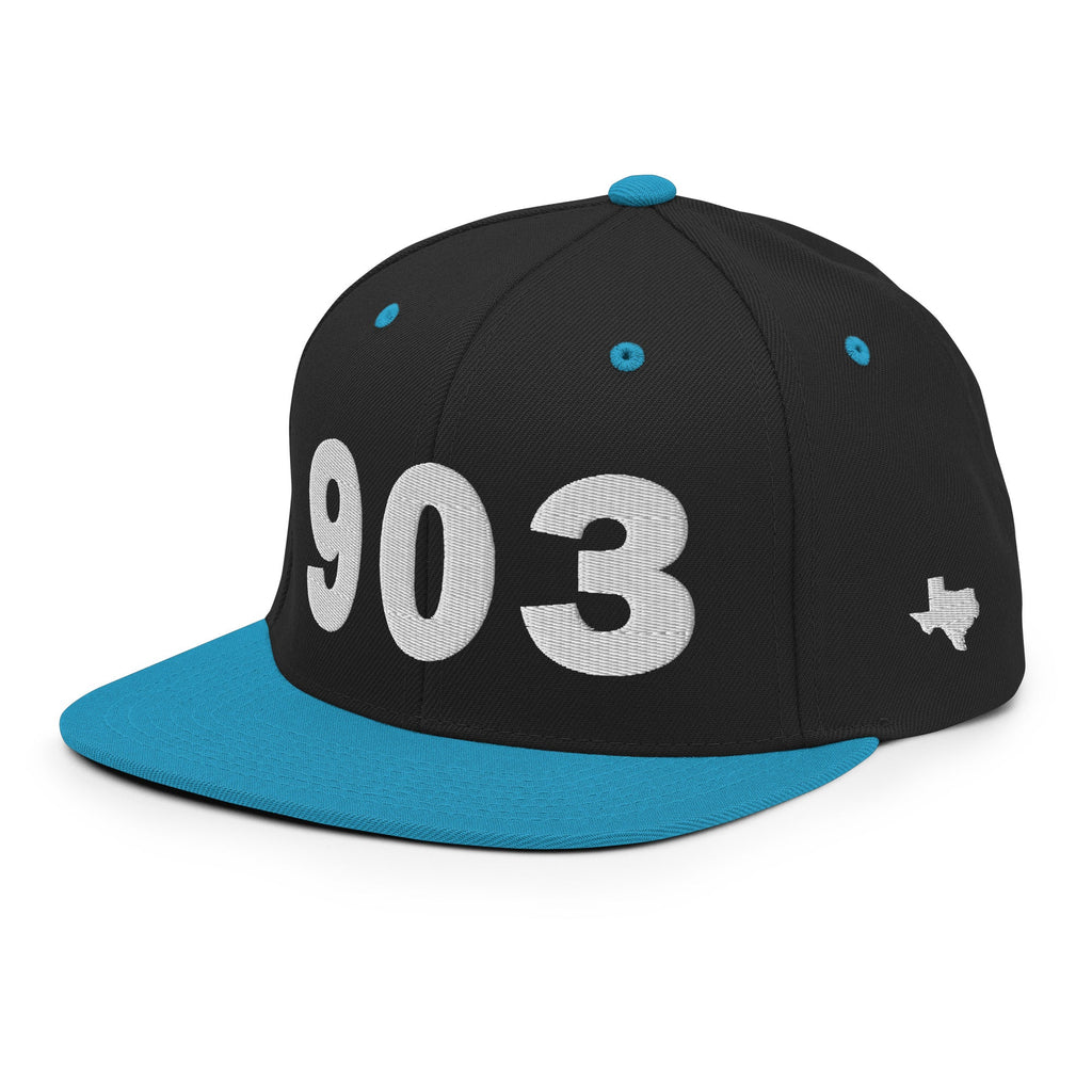 903 Area Code Snapback Hat
