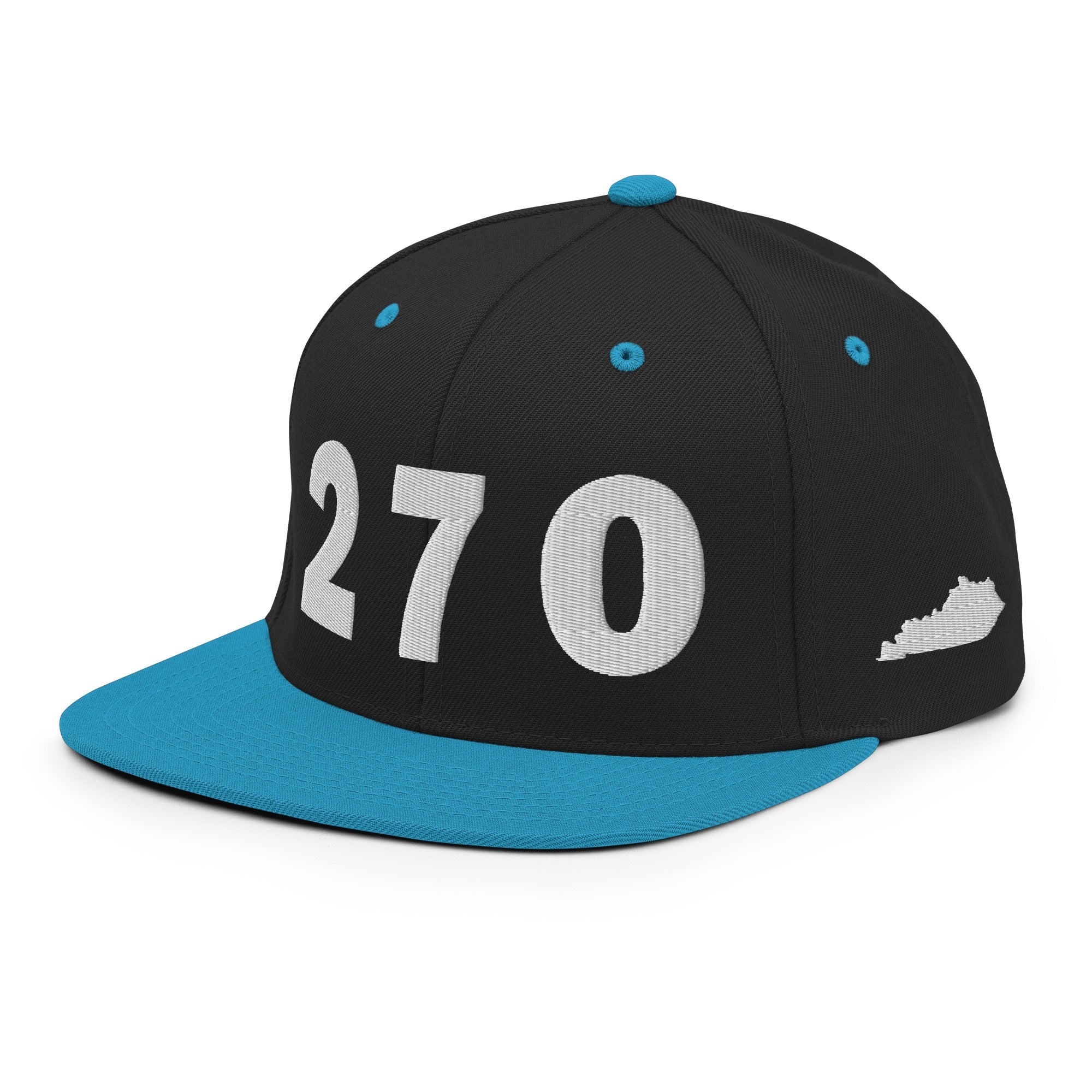 270 Area Code Snapback Hat