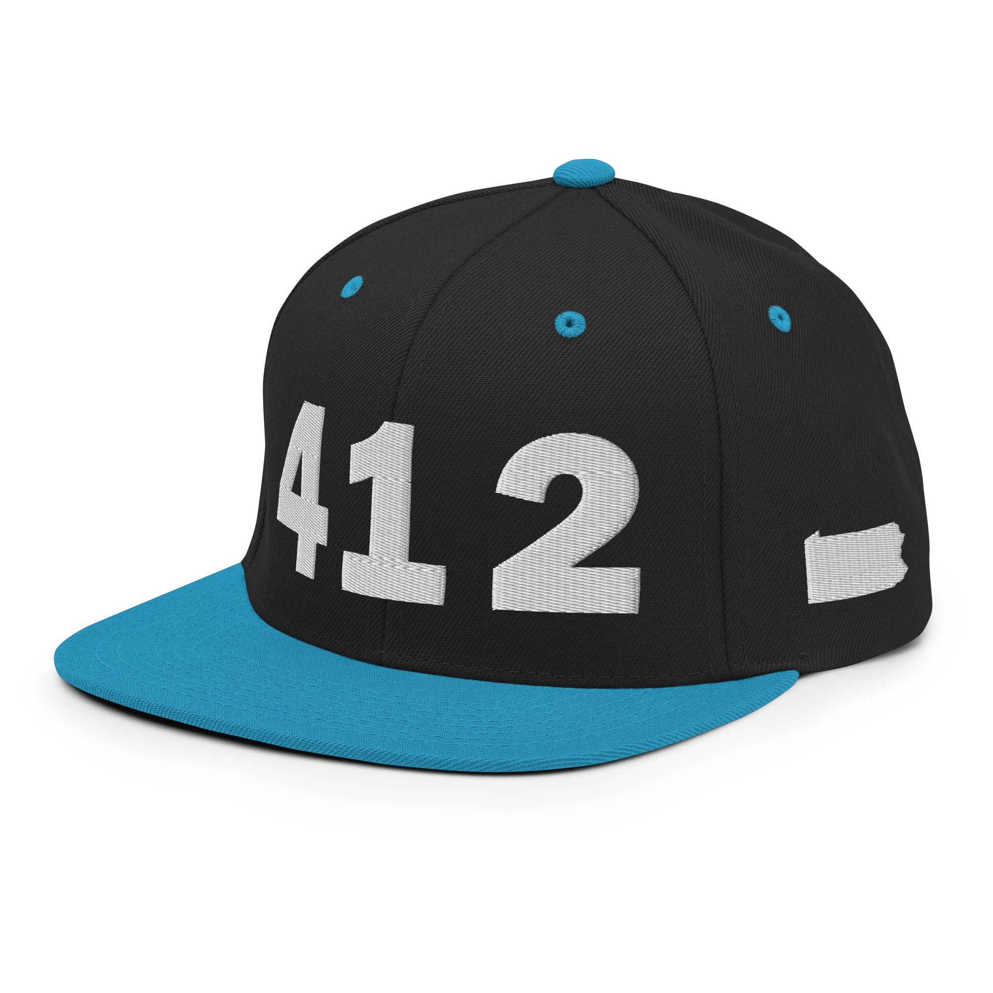 412 Area Code Snapback Hat