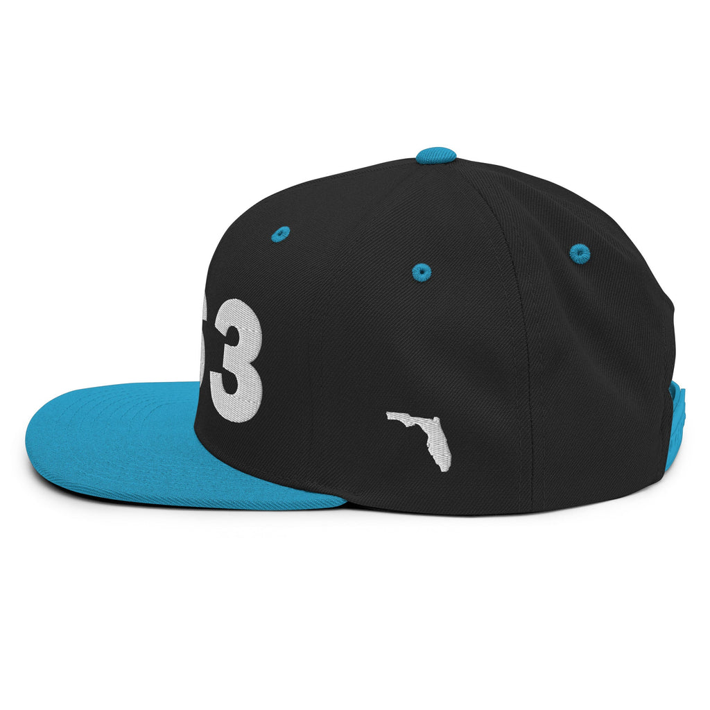 863 Area Code Snapback Hat