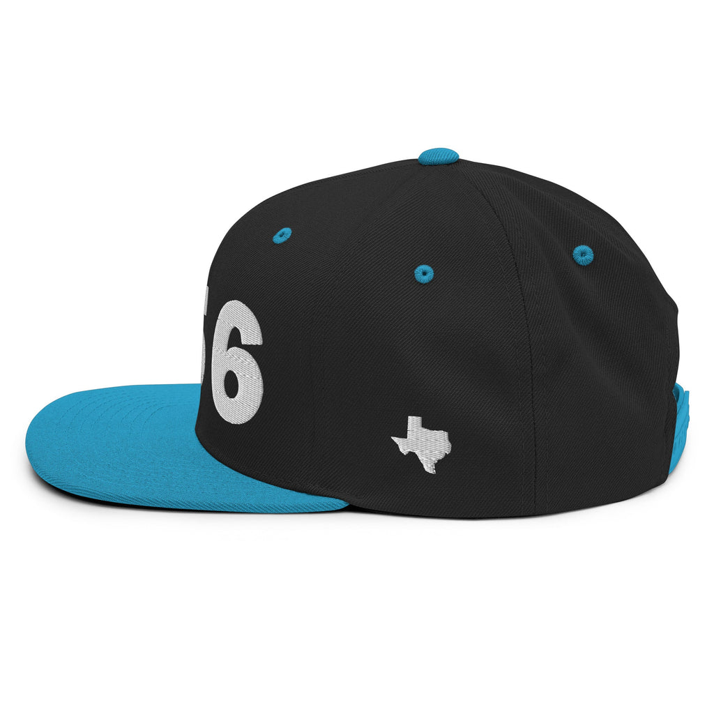 956 Area Code Snapback Hat