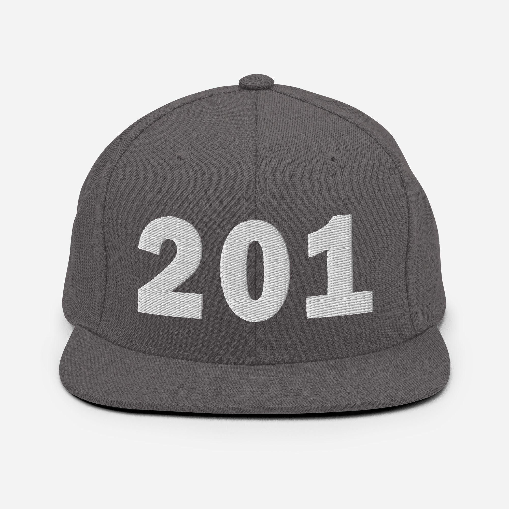 201 Area Code Snapback Hat