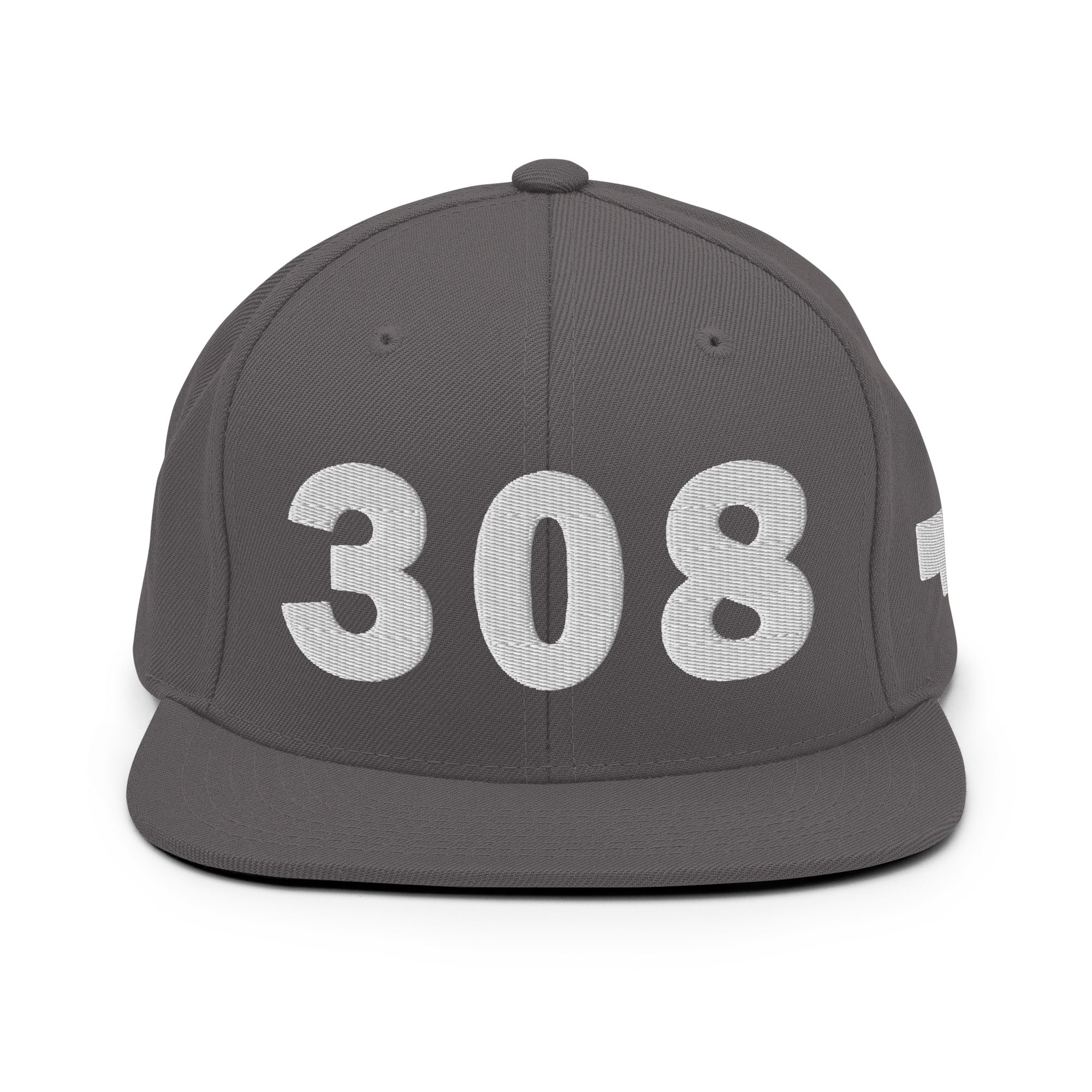 308 Area Code Snapback Hat