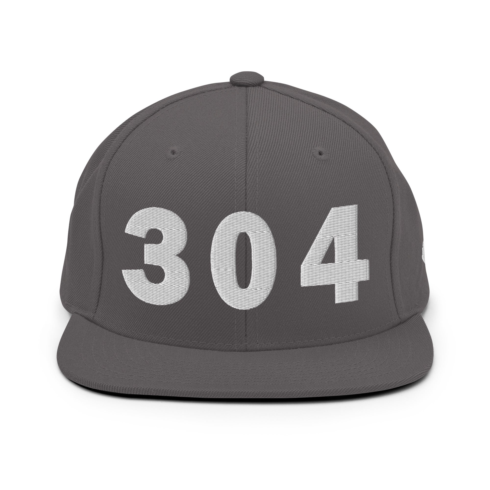 304 Area Code Snapback Hat
