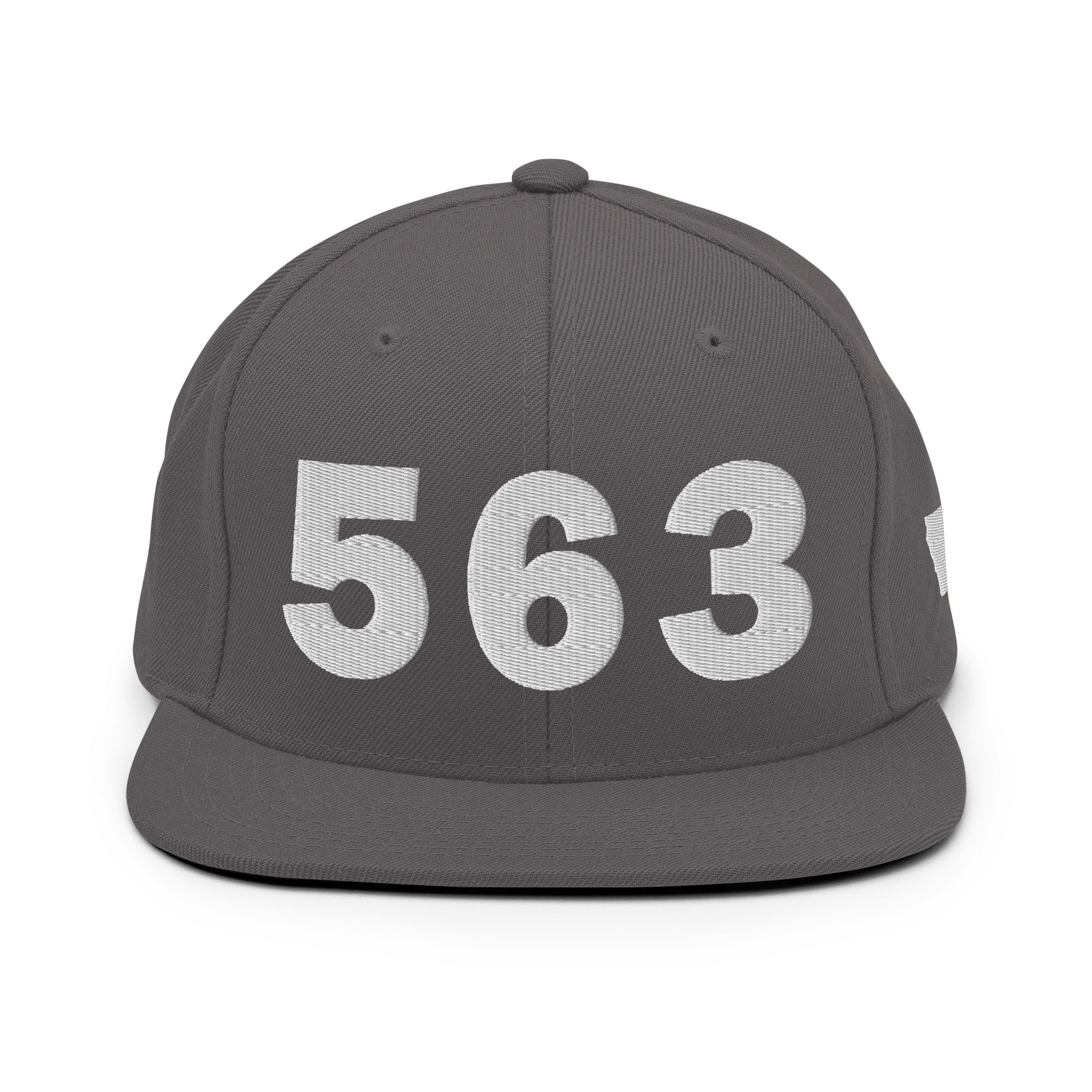 563 Area Code Snapback Hat
