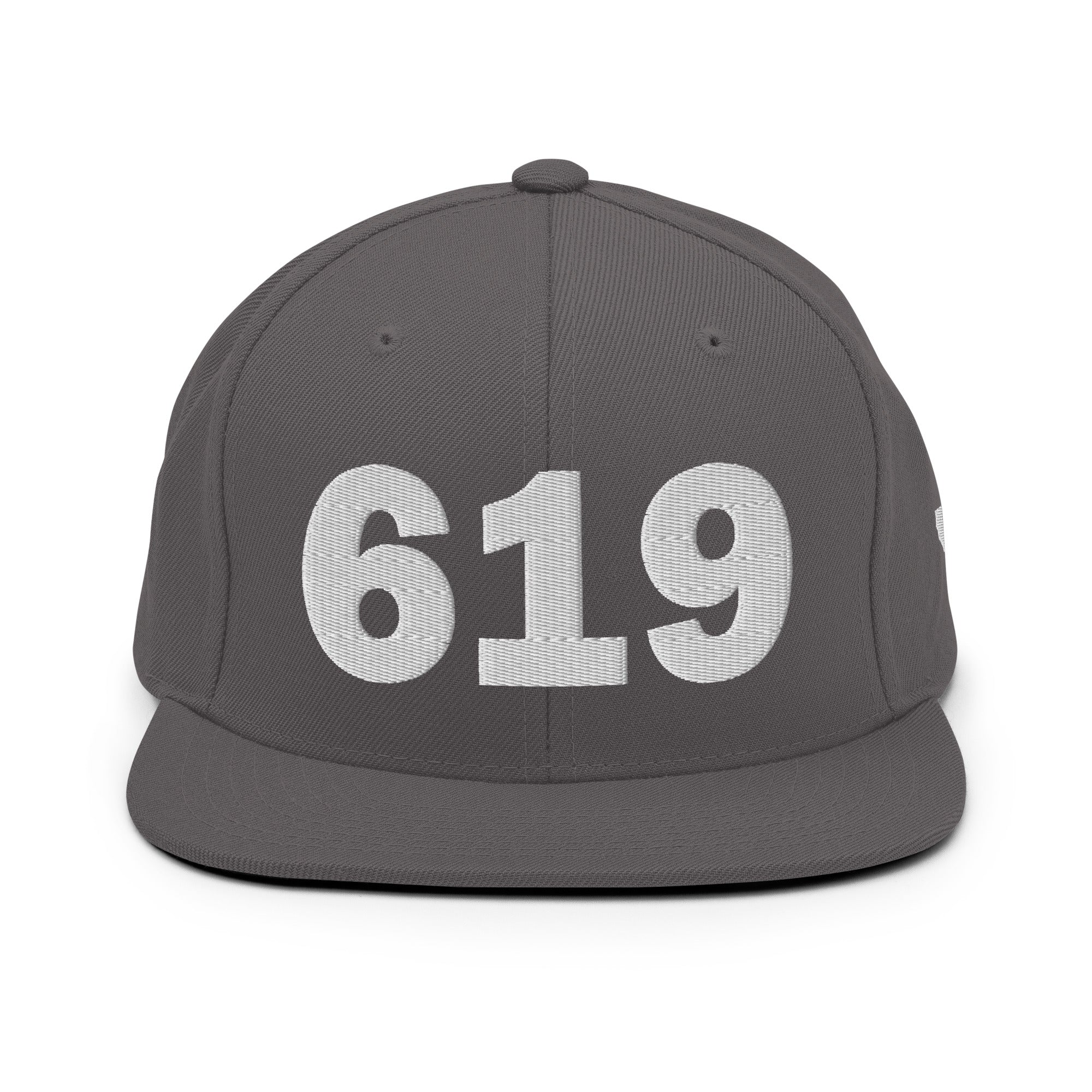 619 Area Code Snapback Hat