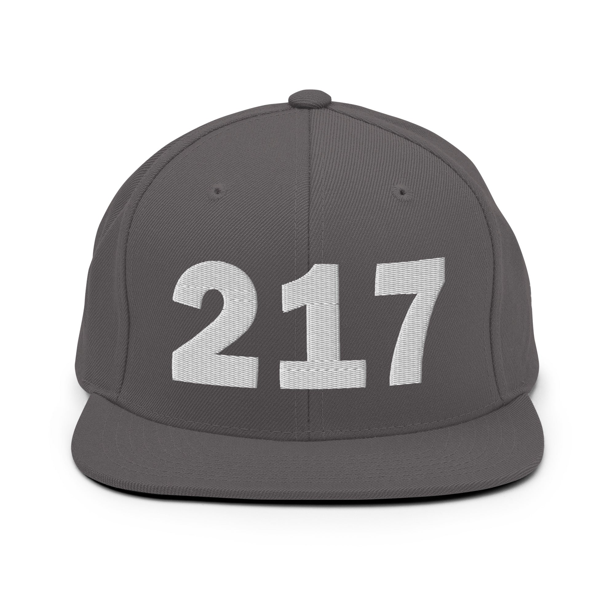 217 Area Code Snapback Hat