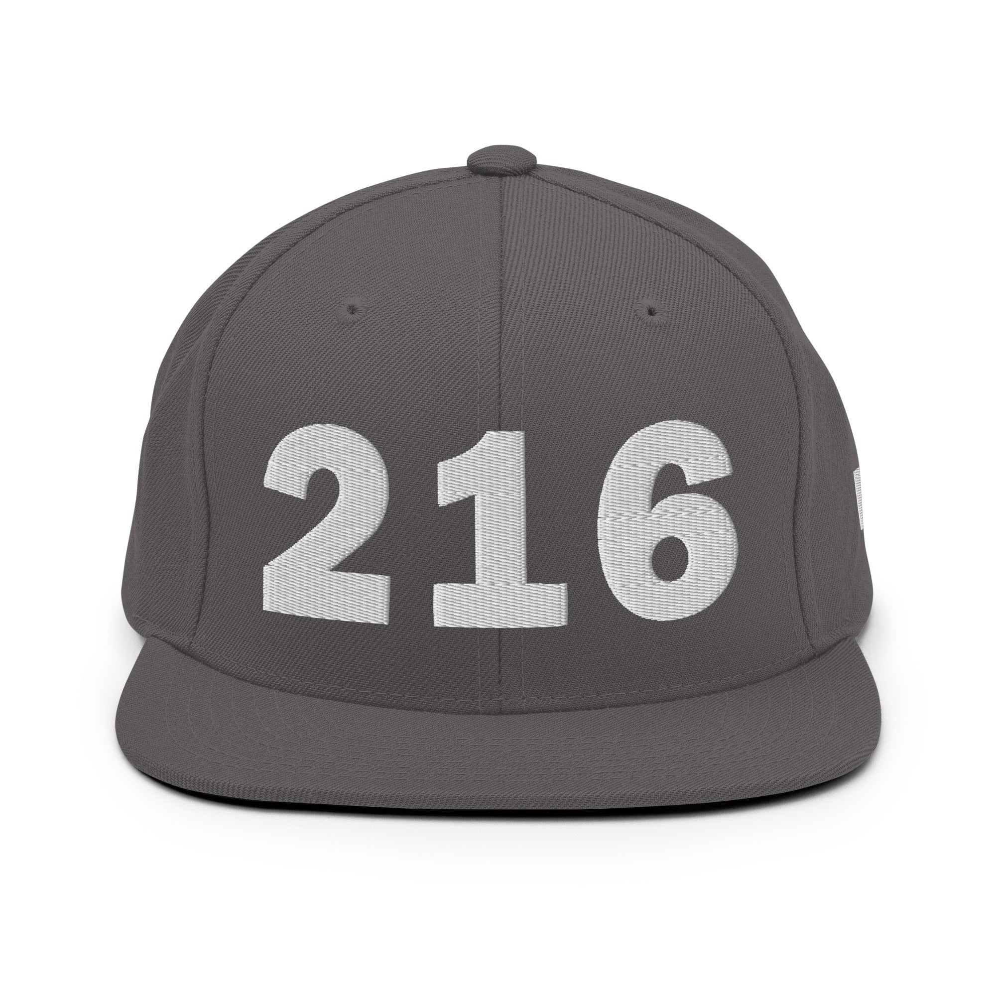 216 Area Code Snapback Hat
